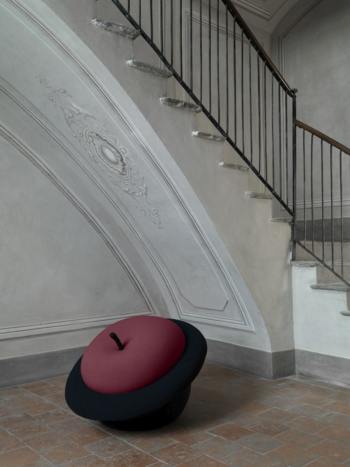 MagriTTA Sculpture-armchair Pouf Gufram