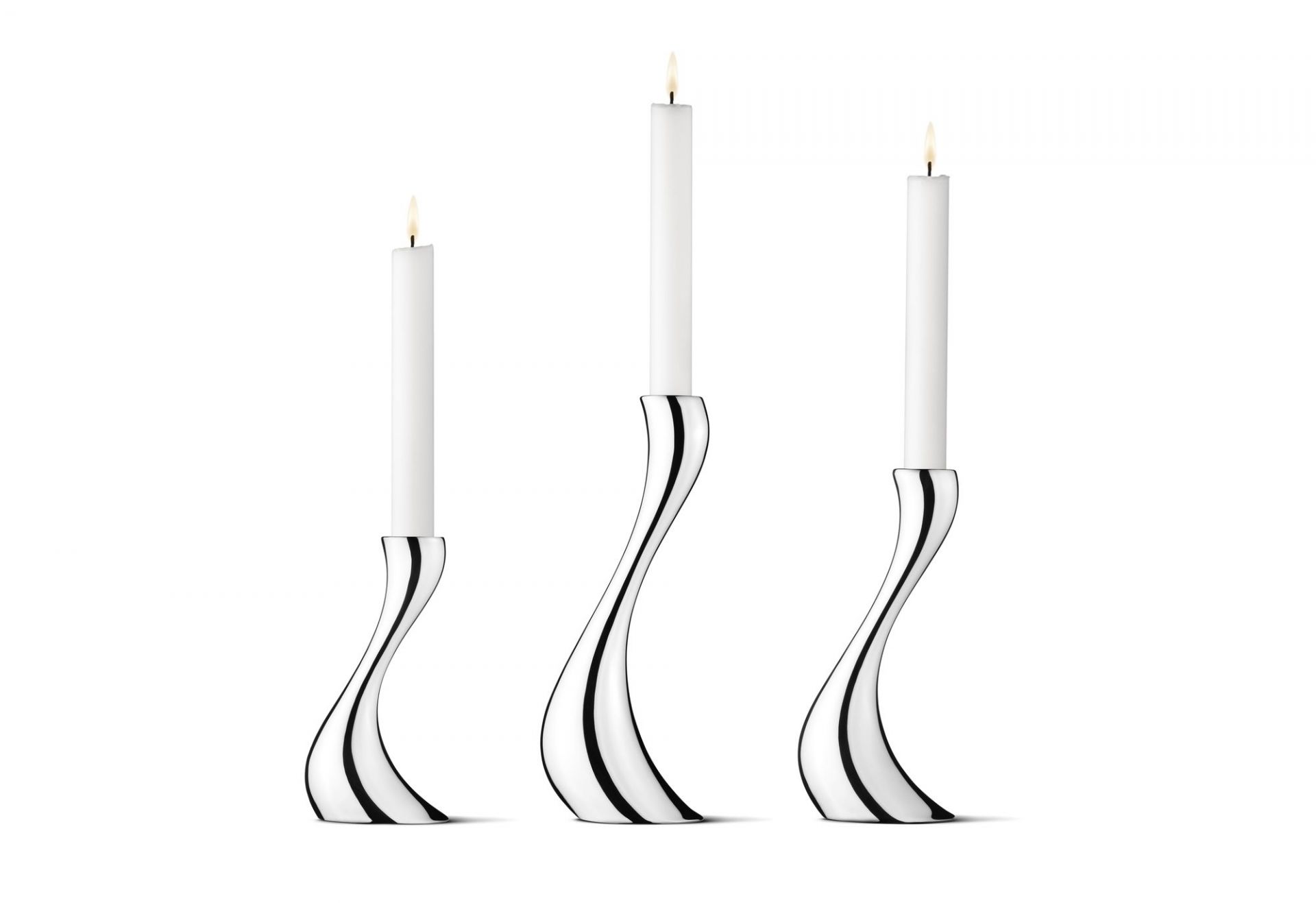 Cobra Kerzenhalter 3-er Set Georg Jensen | GEORG JENSEN 3586624
