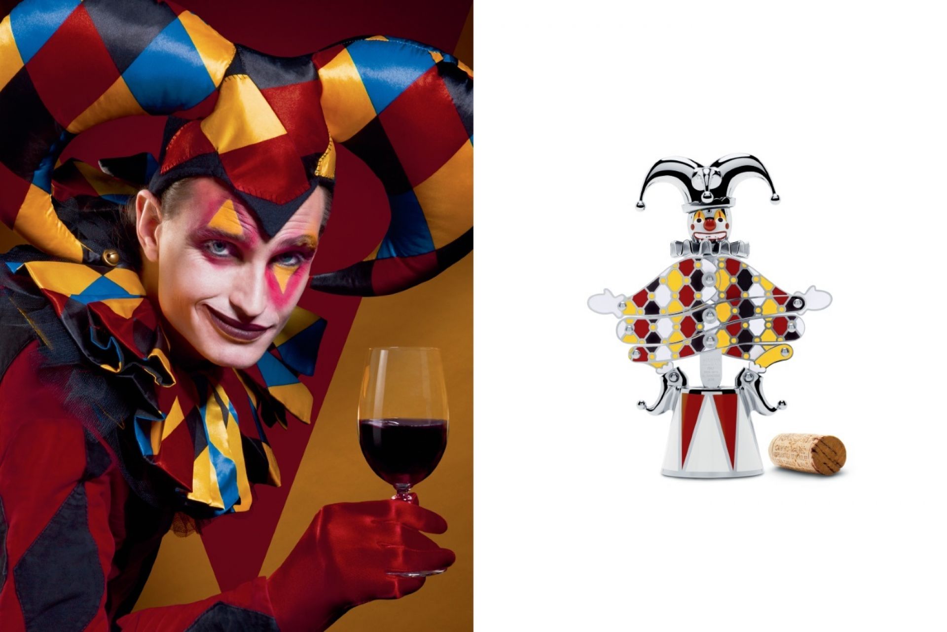 Alessi Circus The Jester Korkenzieher Alessi LIMITIERTE EDITION