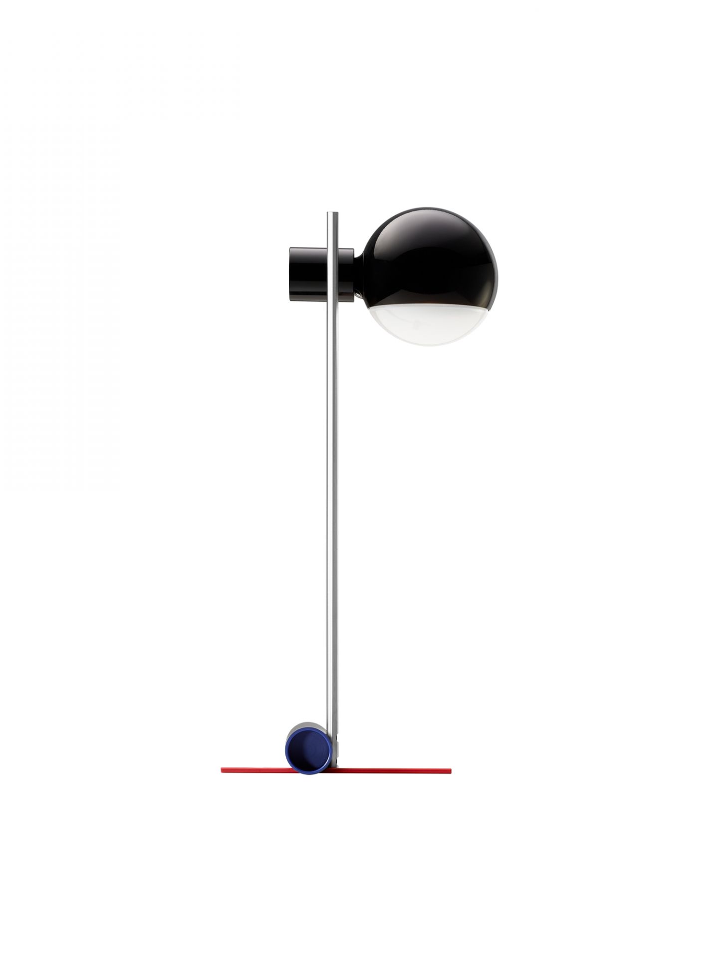 L25 Tafellampje LED Tischleuchte Reedition Tecta Schwarz glänzend