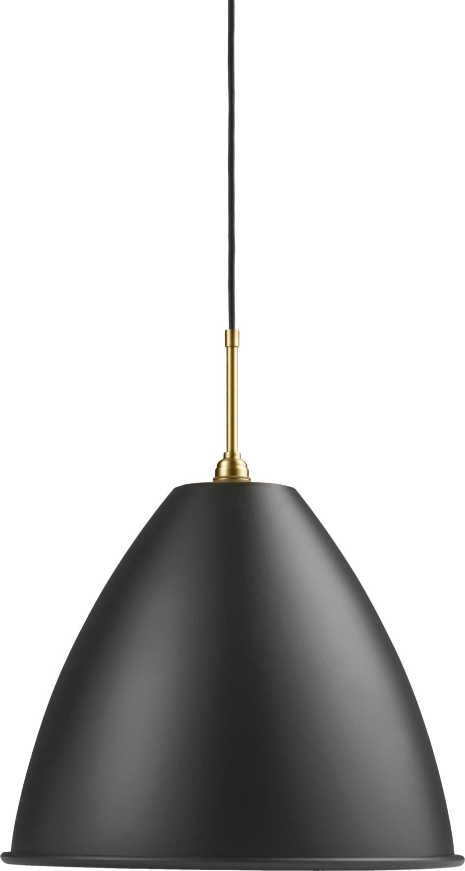 Bestlite BL 9 L Pendelleuchte Schwarz / Messing Gubi