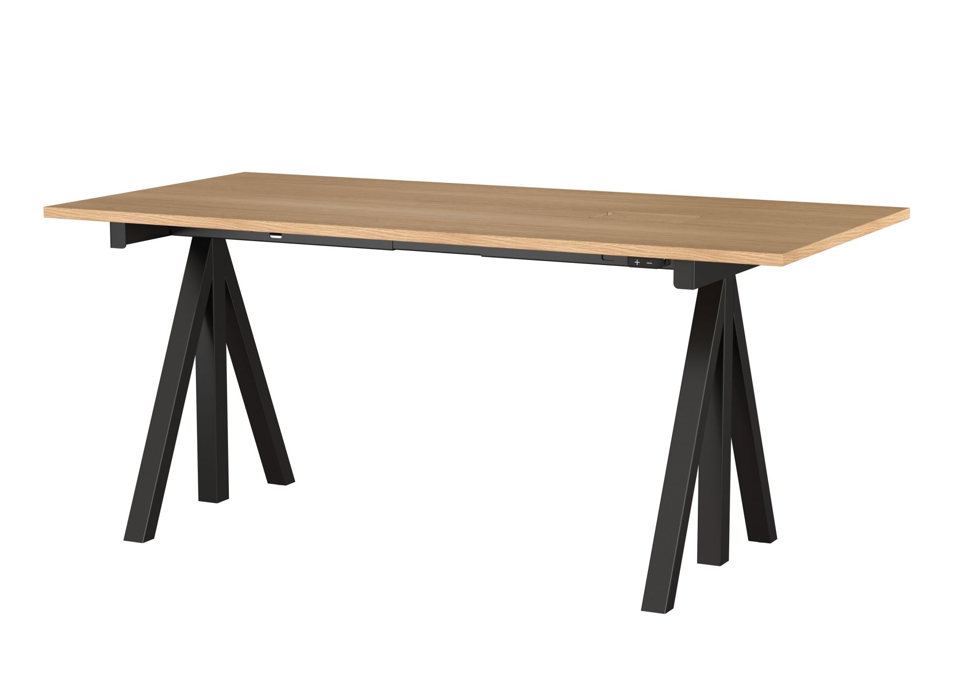 Works Schreibtisch Fix Gestell schwarz String Furniture