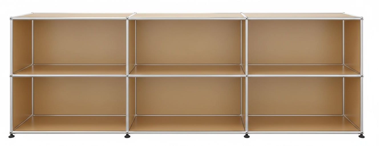 USM Haller Regal Offen breit Beige