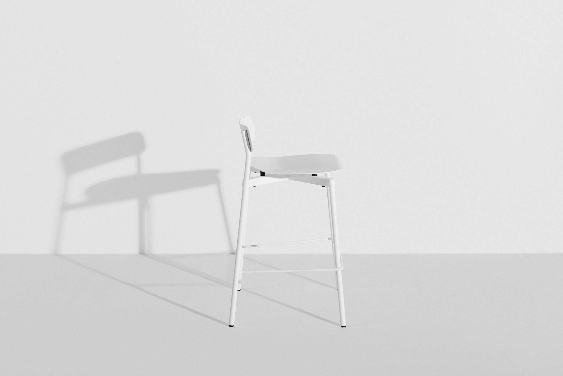 Fromme Barstool Barhocker H 65 cm Petite Friture Weiß Fromme Barstool Barhocker H 65 cm Petite Friture Weiß
