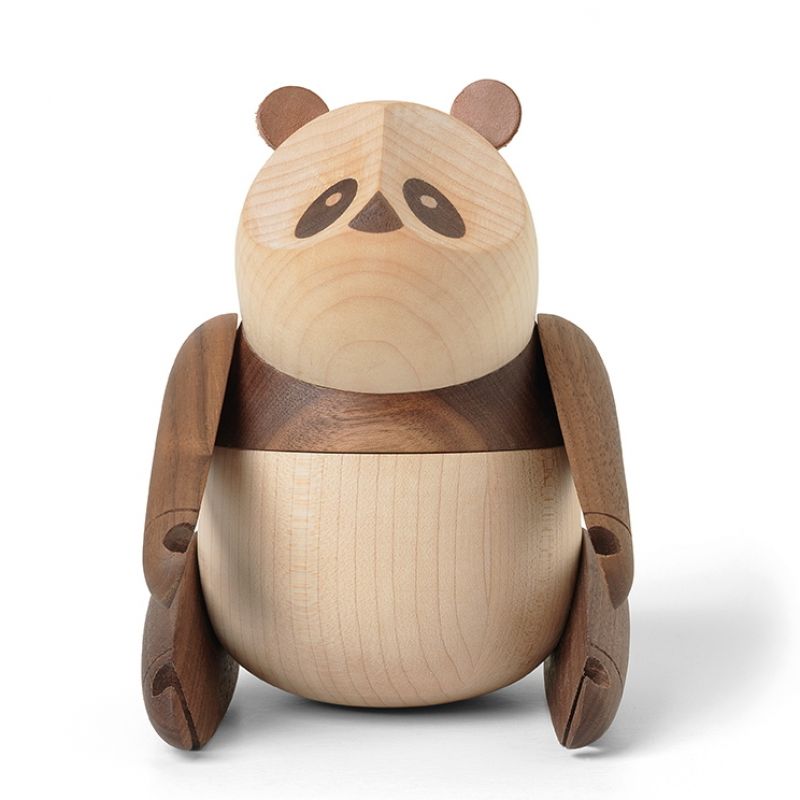 Panda Holzfigur Architectmade EINZELSTÜCK
