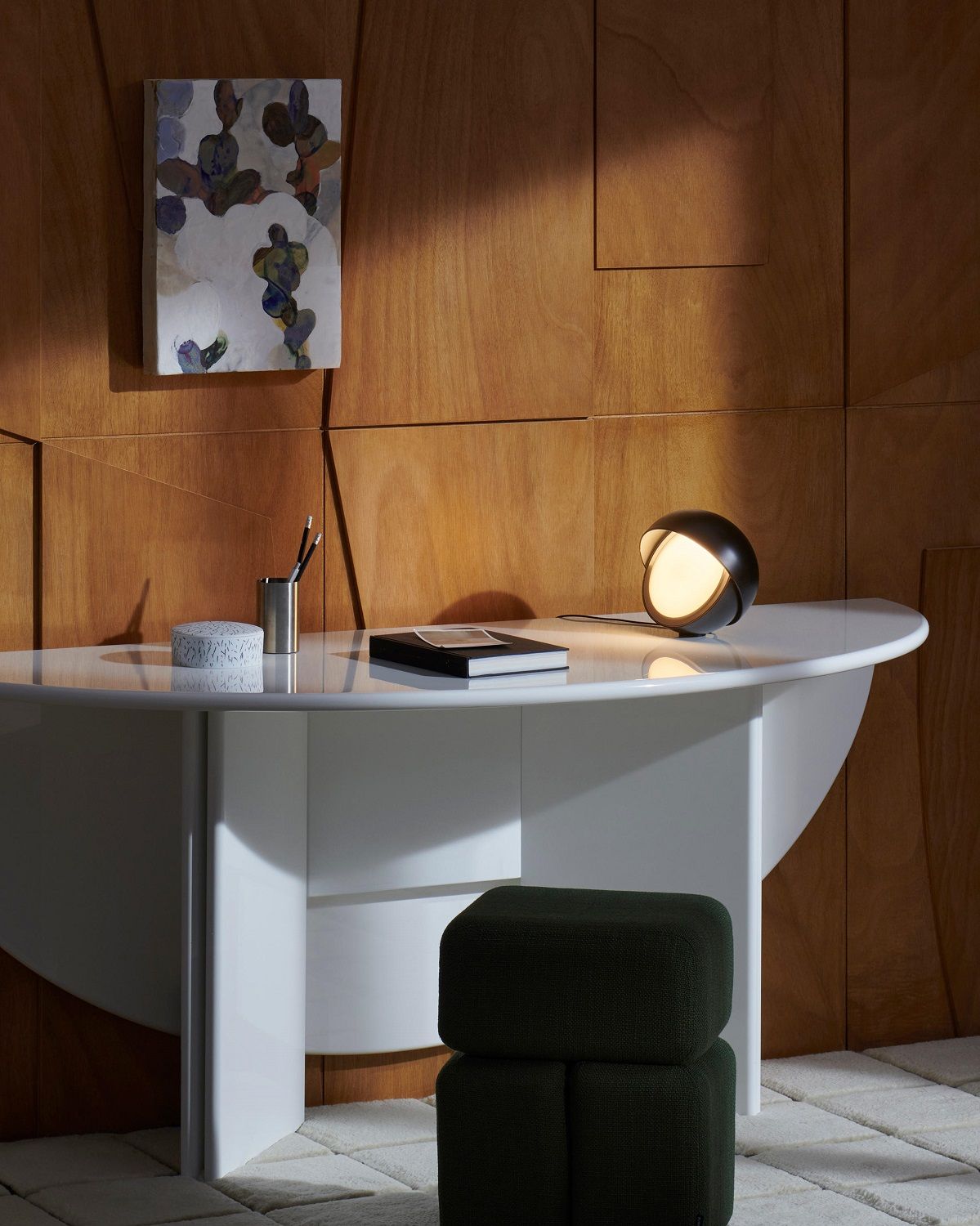 Palpebra Tischleuchte Aluminium Cassina