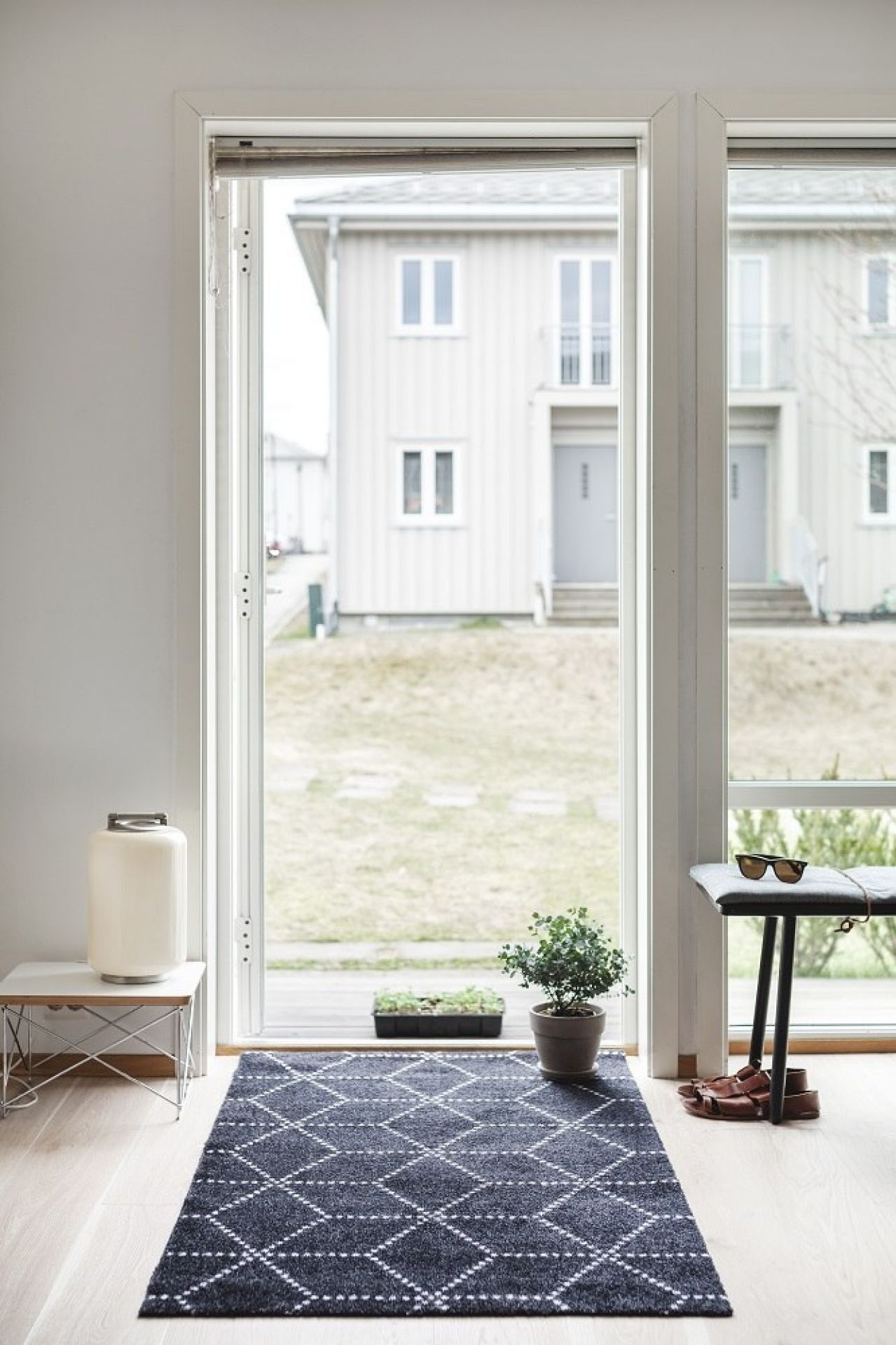 Hagl Indoor / Outdoor Fußmatte 60x85 cm / SCHWARZ Heymat EINZELSTÜCK