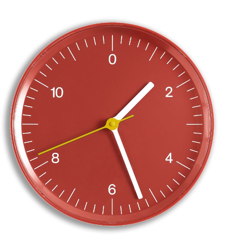 Wall Clock Wanduhr Hay Rot