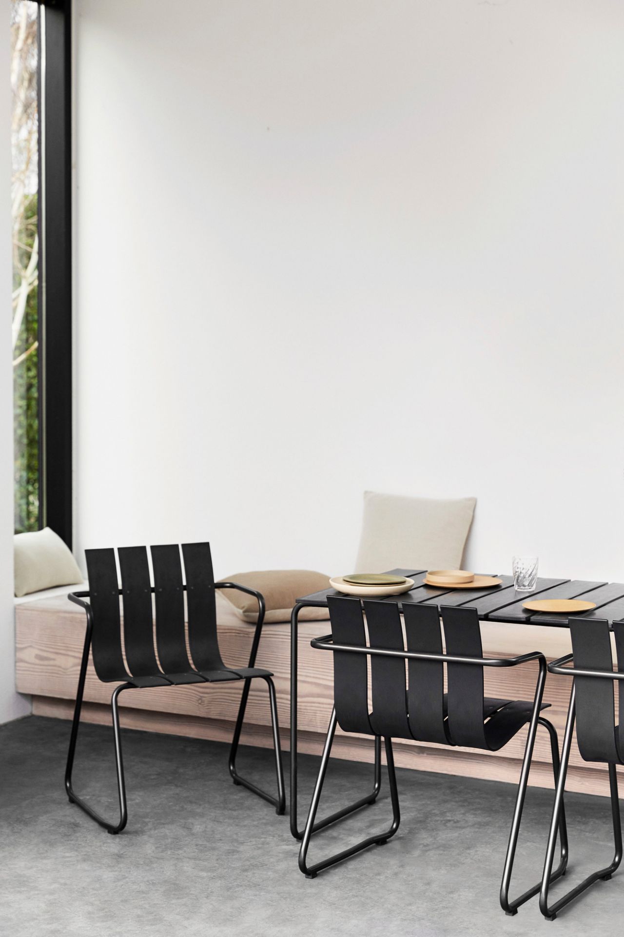 Ocean Chair Outdoor Stuhl Mater Schwarz