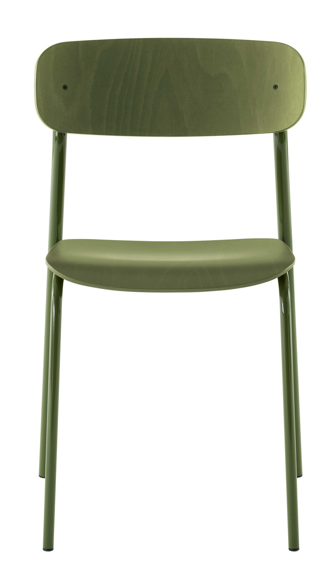 S 243 / S243 Stahlrohr Stuhl OLIVGRÜN Thonet EINZELSTÜCK