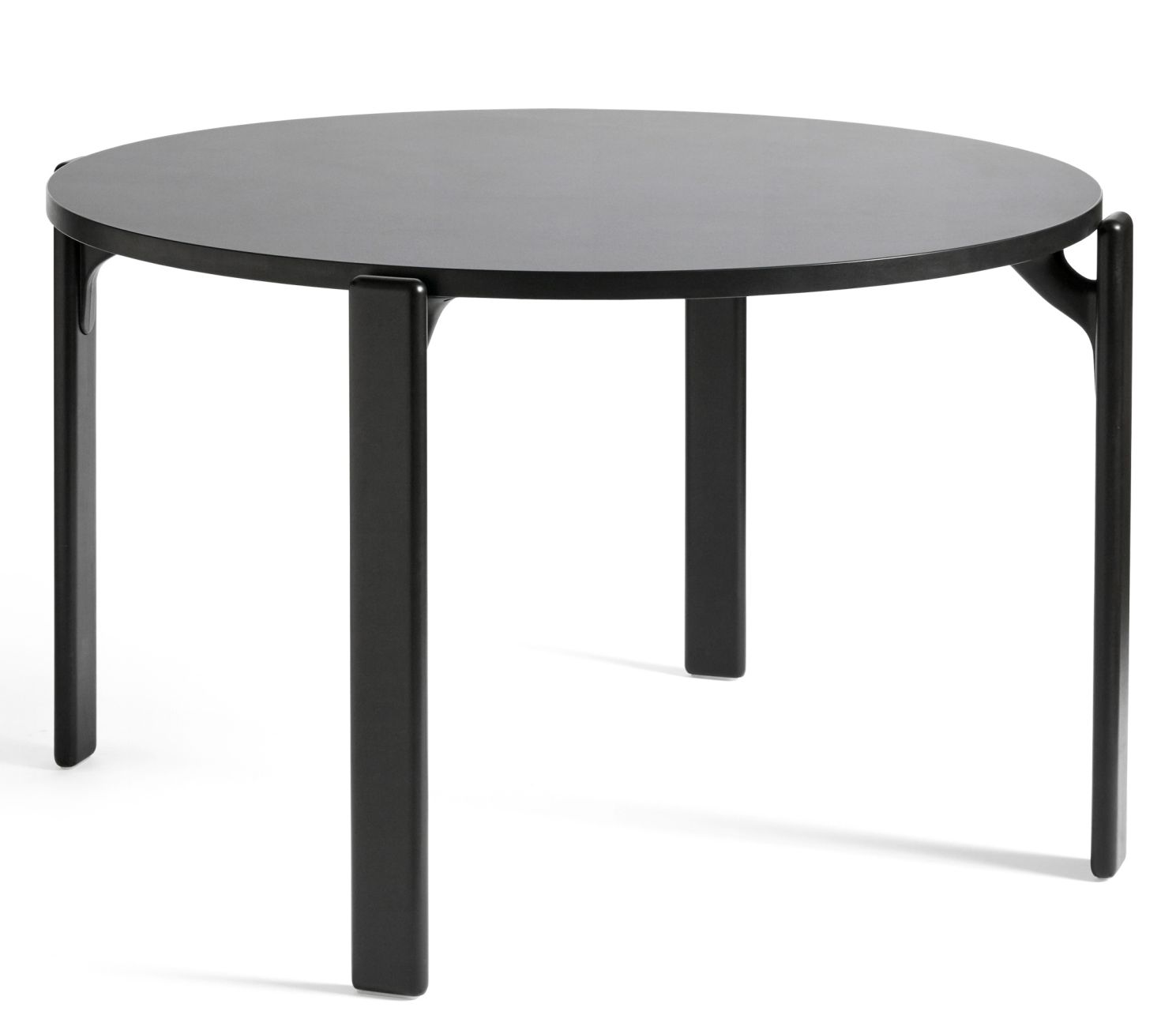 Rey Table Tisch Hay Tiefschwarz wasserbasierter lack / Laminat Vulcano