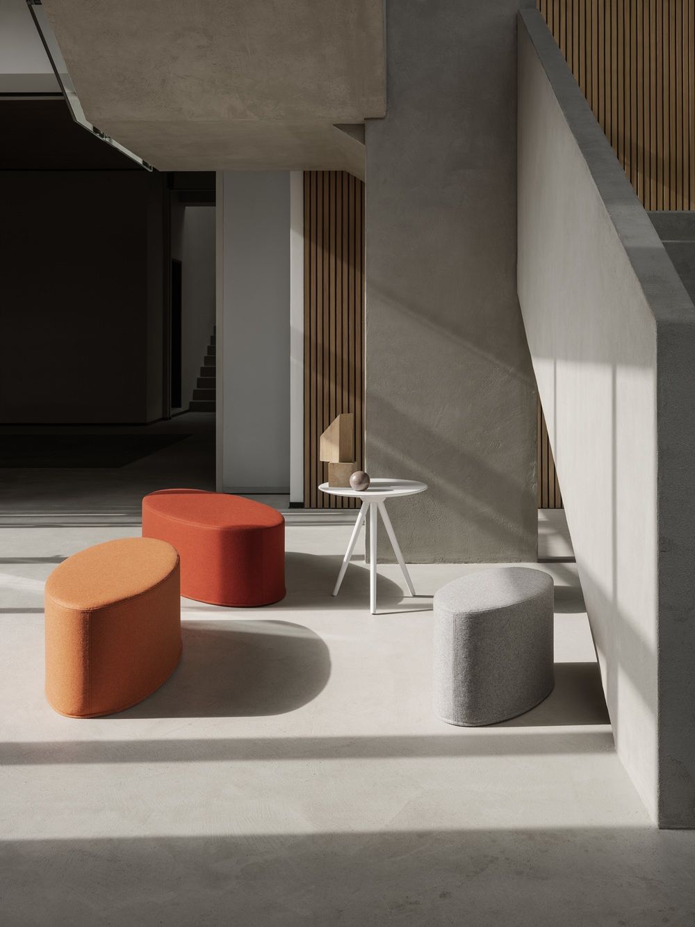 Bon Bon Pouf Hocker mittel Softline