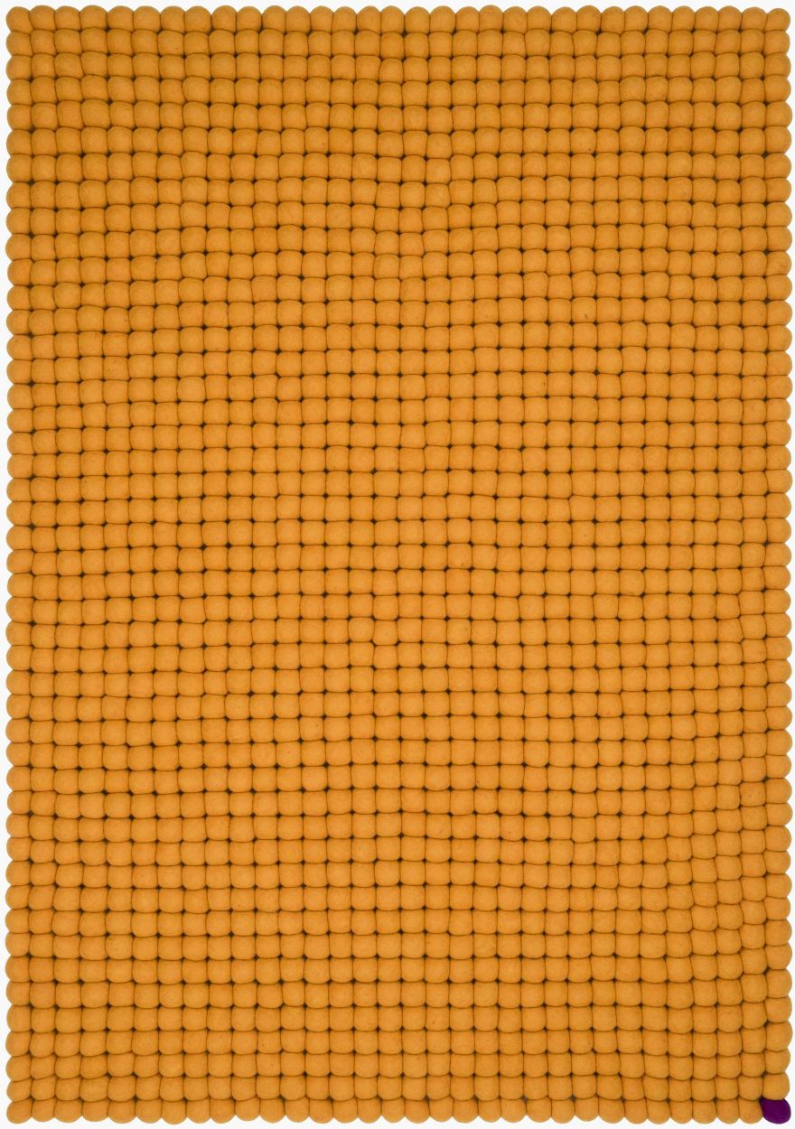 Big One Rechteckig Filzteppich 200 x 300 cm myfelt Ockergelb