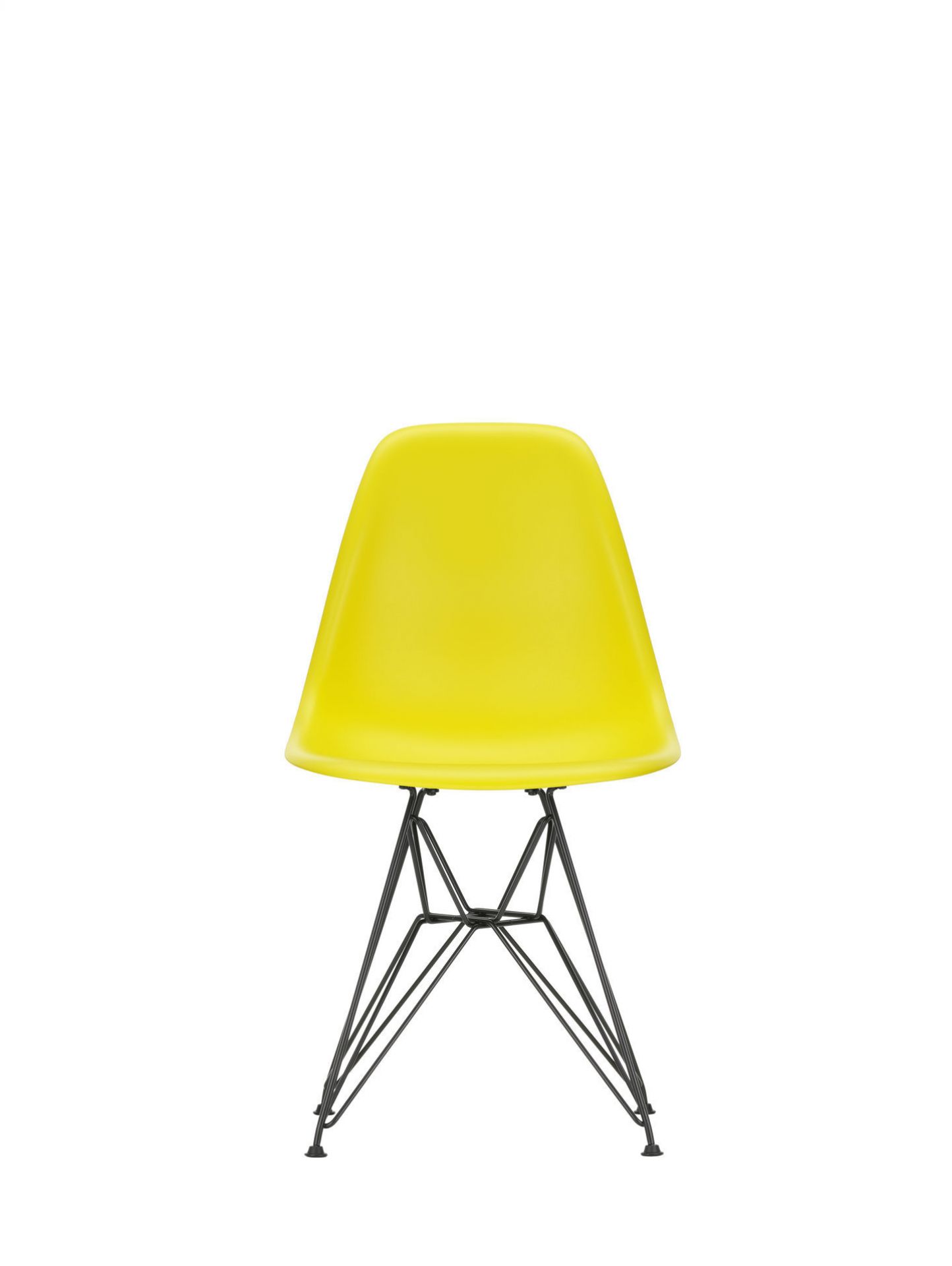 Eames Plastic Side Chair DSR Stuhl Vitra Schwarz-Forest