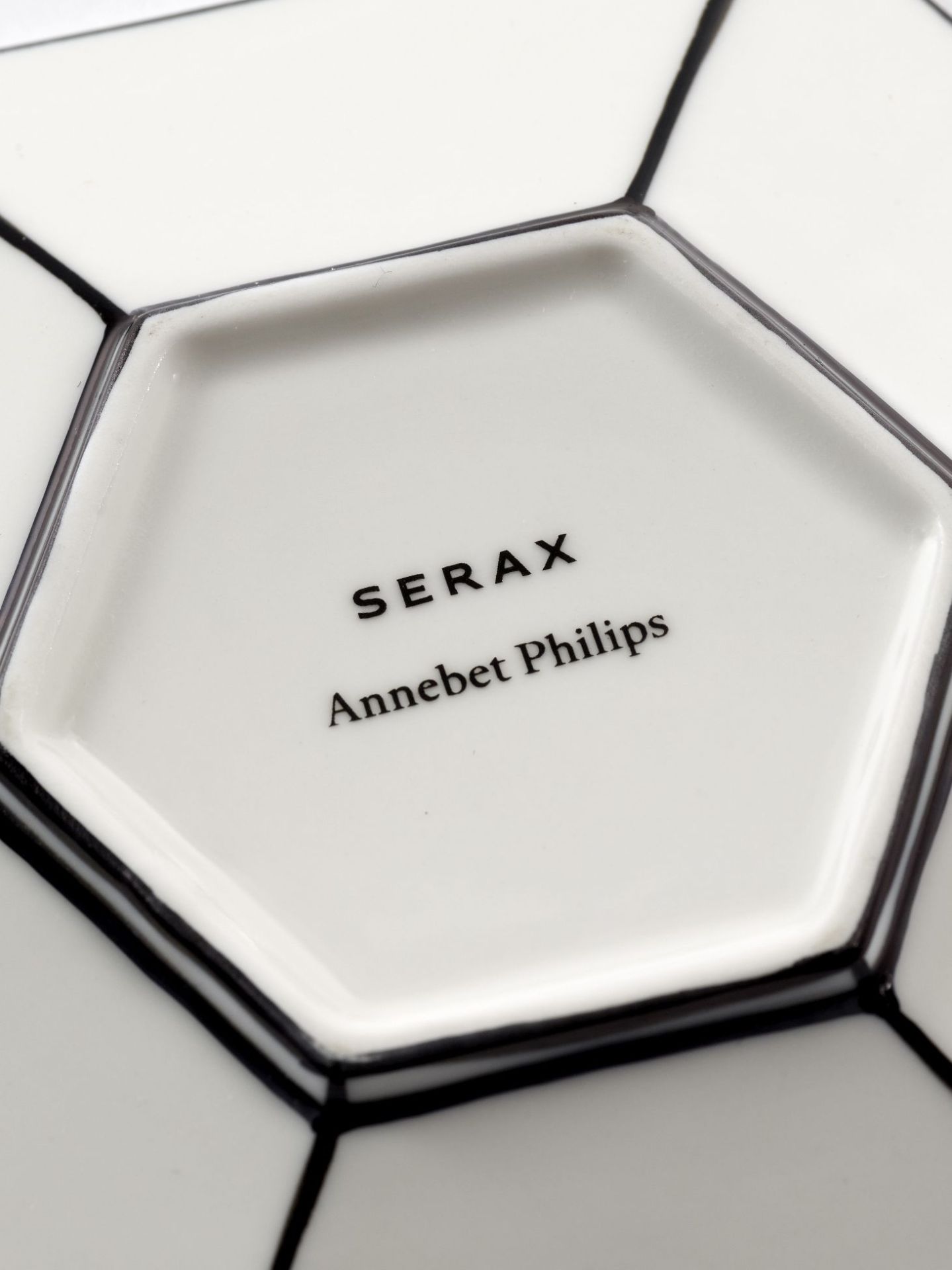 Capuucino Tasse Weiß/Schwarz Carte Blanche Serax  