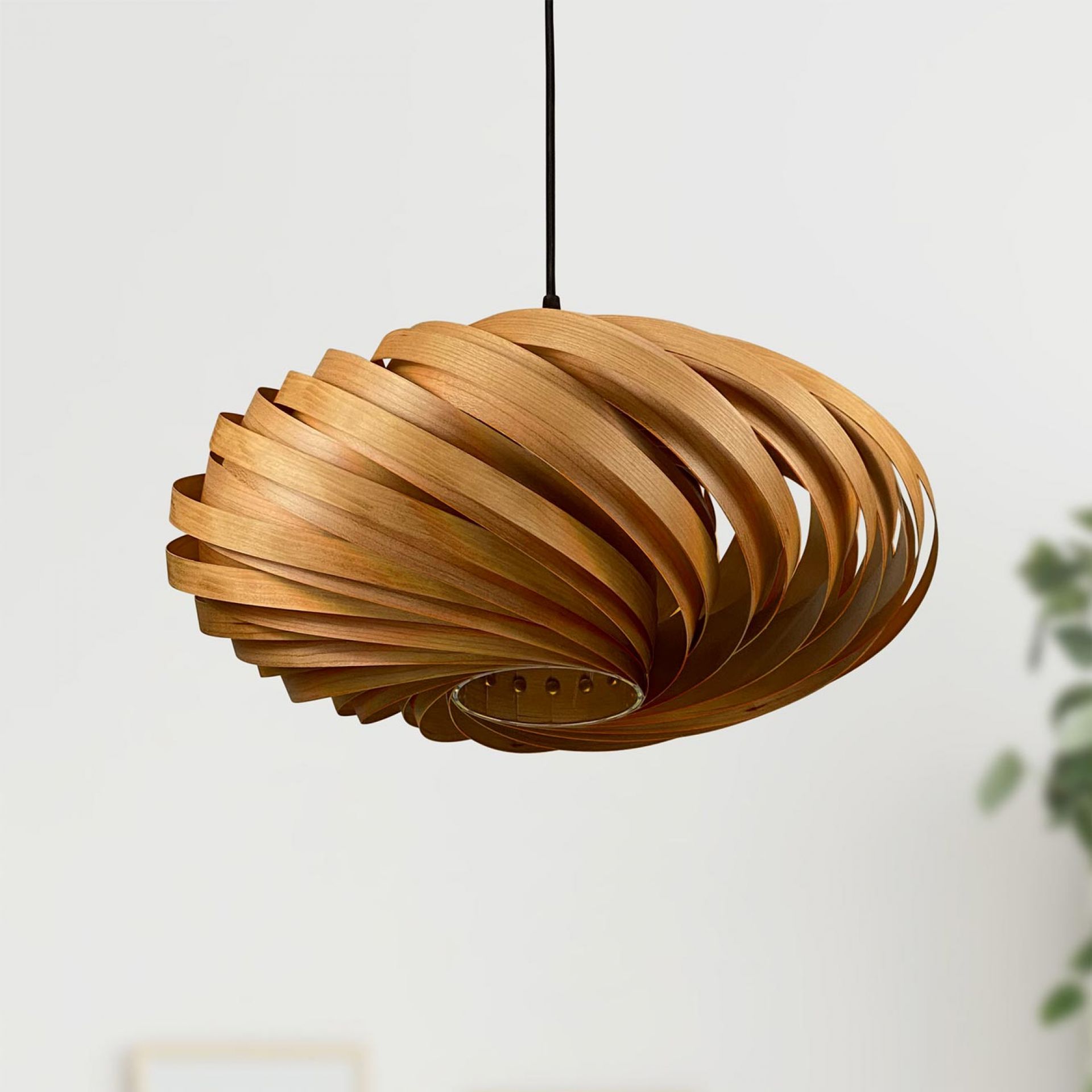 Veneria Hängeleuchte Ø50 cm Kirschbaum Gofurnit
