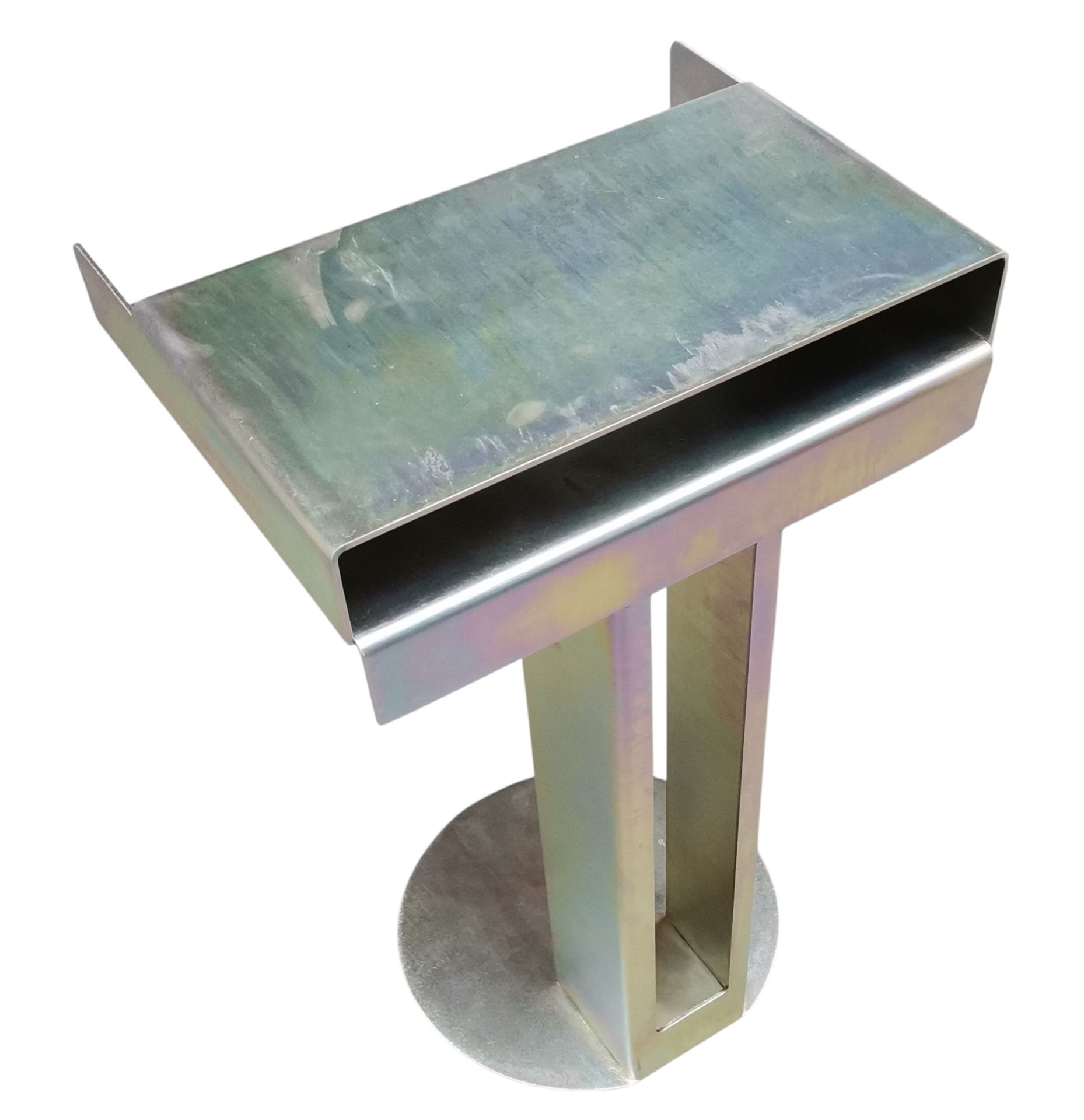 Meta Side Table CHROMGELB Beistelltisch New Tendency MÄNGELEXEMPLAR  
