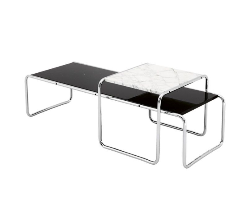Laccio 2 Couchtisch groß schwarz, anthrazit Knoll International - QUICK SHIP
