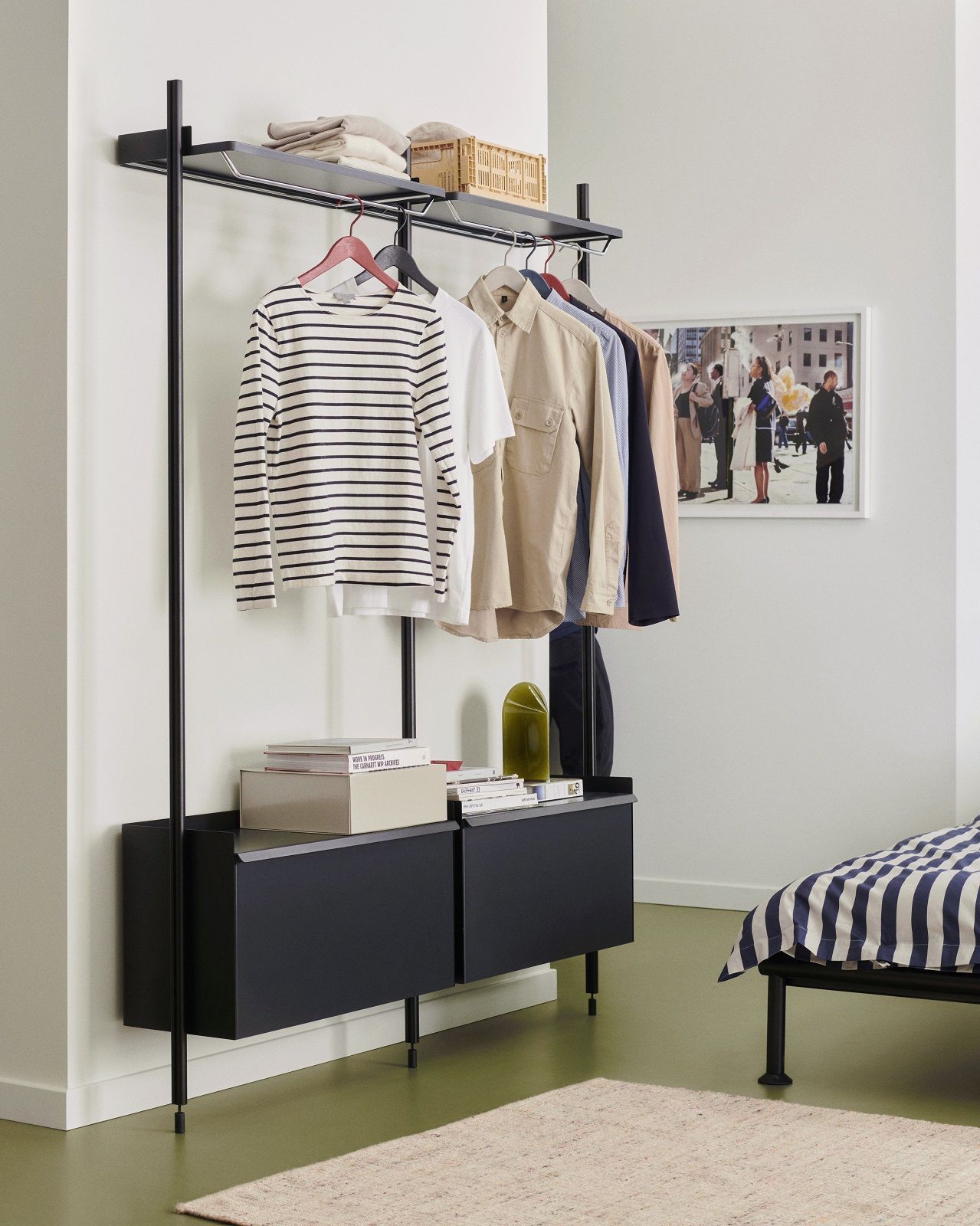 Pier System 1002 2 Column Regal / Garderobe Hay 