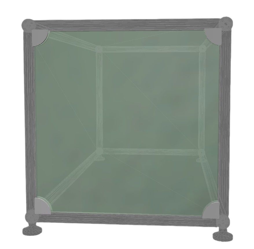 USM Haller 1x Glaselement +4 Glashalter verchromt Ersatzteile EINZELSTÜCK