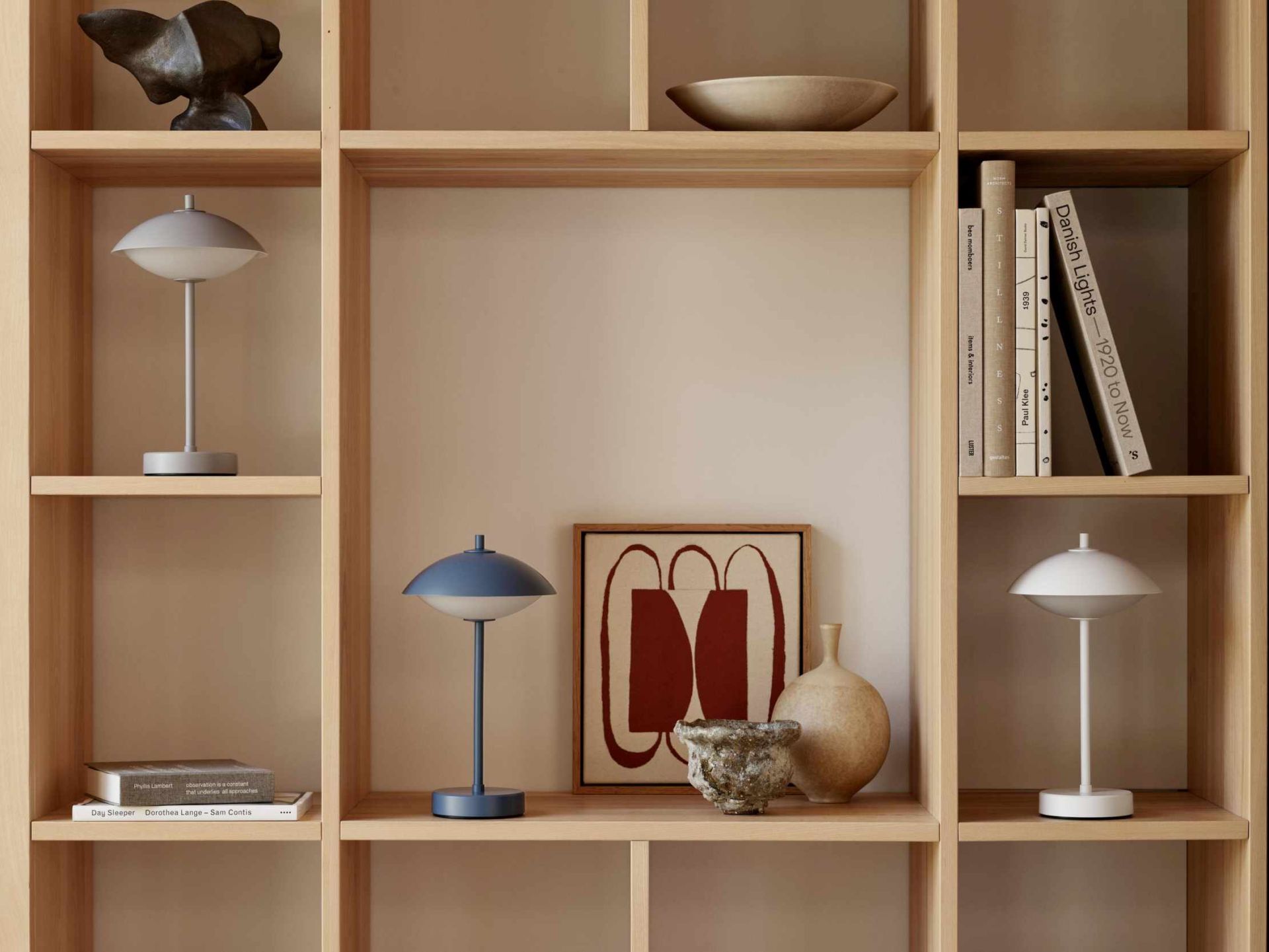 Clam Portable Tischleuchte Akkuleuchte Fritz Hansen