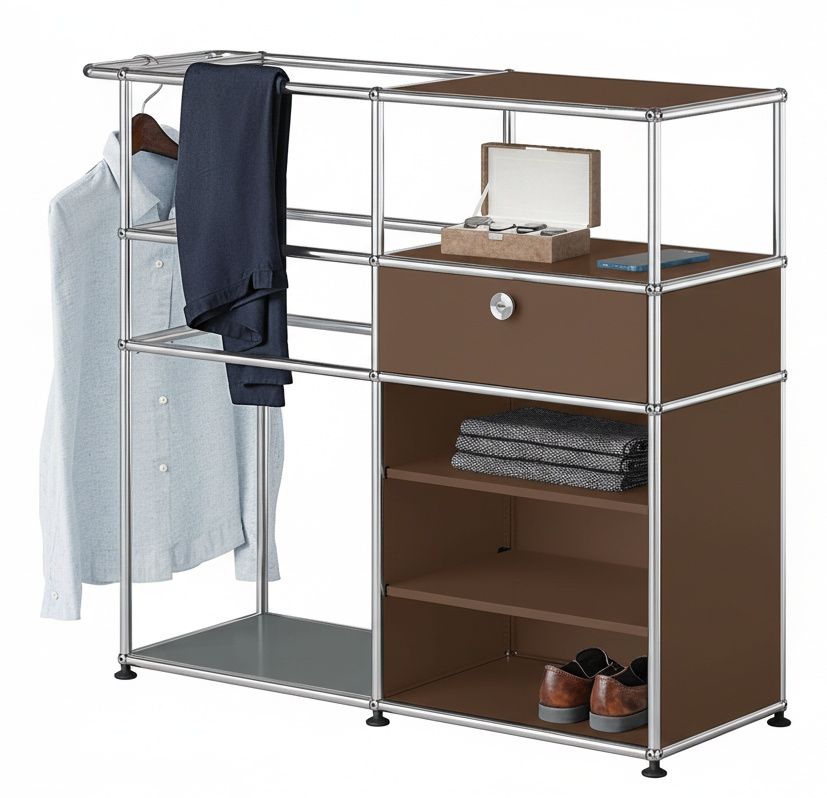 Garderobe USM Haller Braun