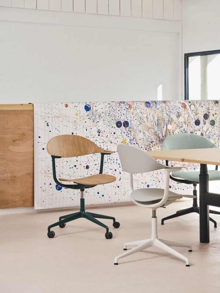 Mynt Rücken und Sitz Kunststoff Bürodrehstuhl Vitra