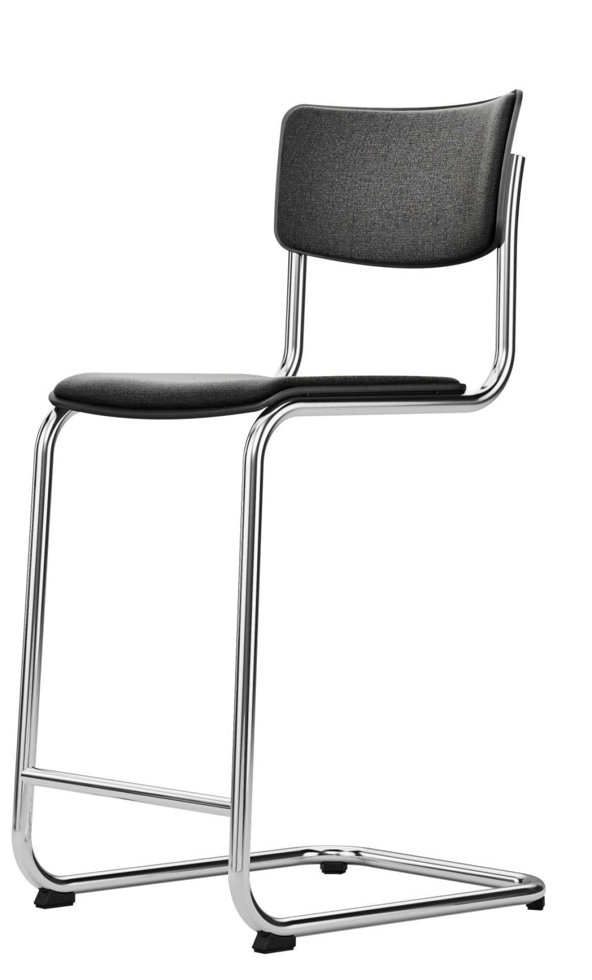 S 43 PVHT Stahlrohr Klassiker Barhocker Thonet