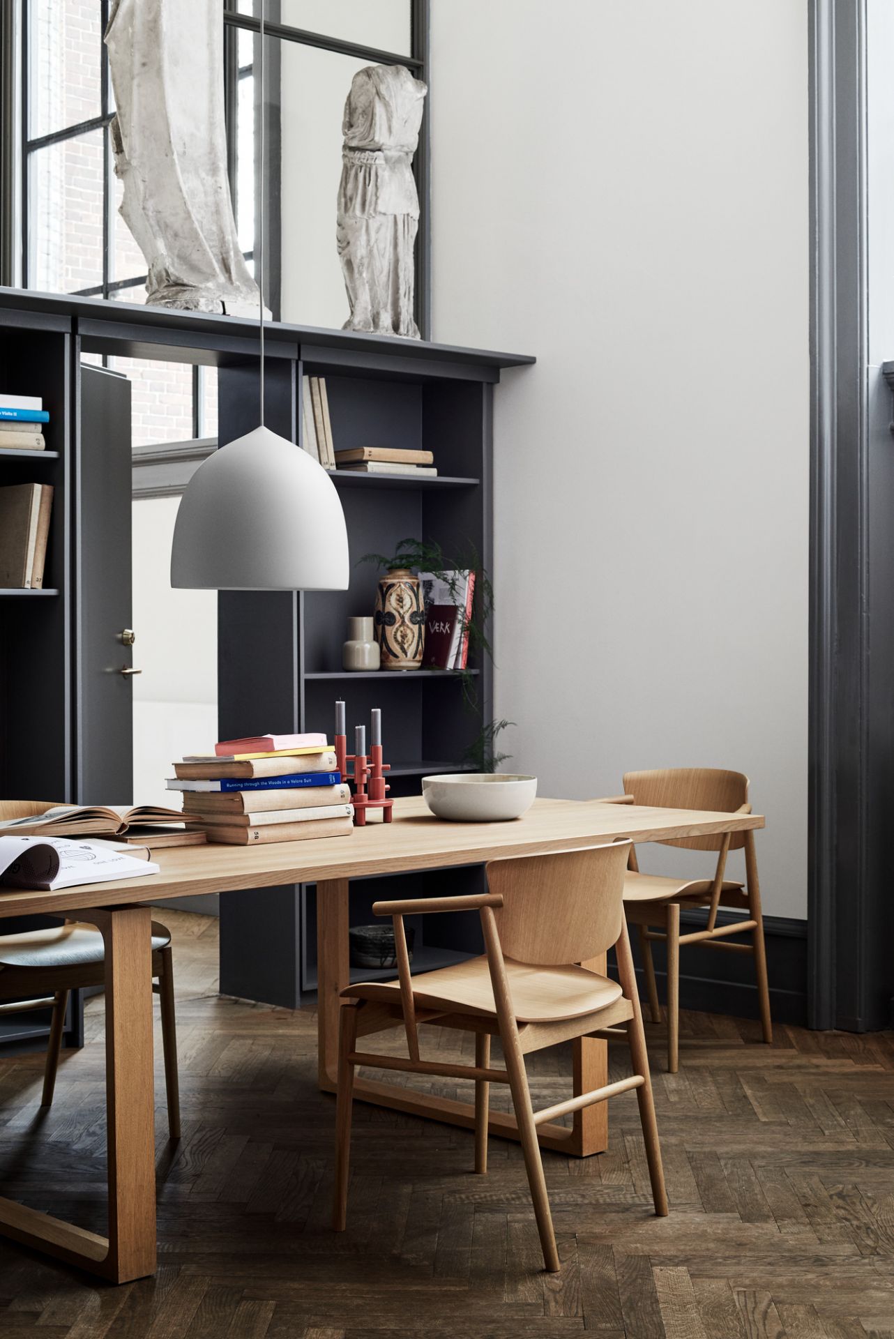 Suspence P2 Pendelleuchte Fritz Hansen Schwarz