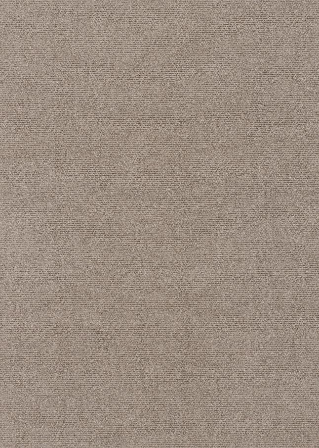 Detailaufnahme des hellen Bouclé-Stoffs des Beetle Chair Stuhls von Gubi. Textur und Material.