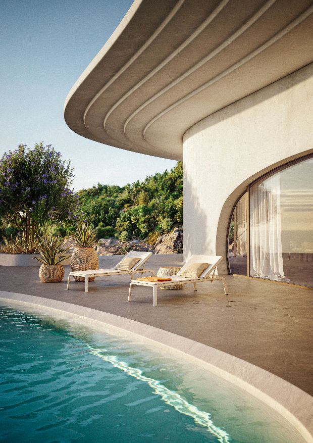 SEASHELL NUO Sonnenliege Outdoor DEDON