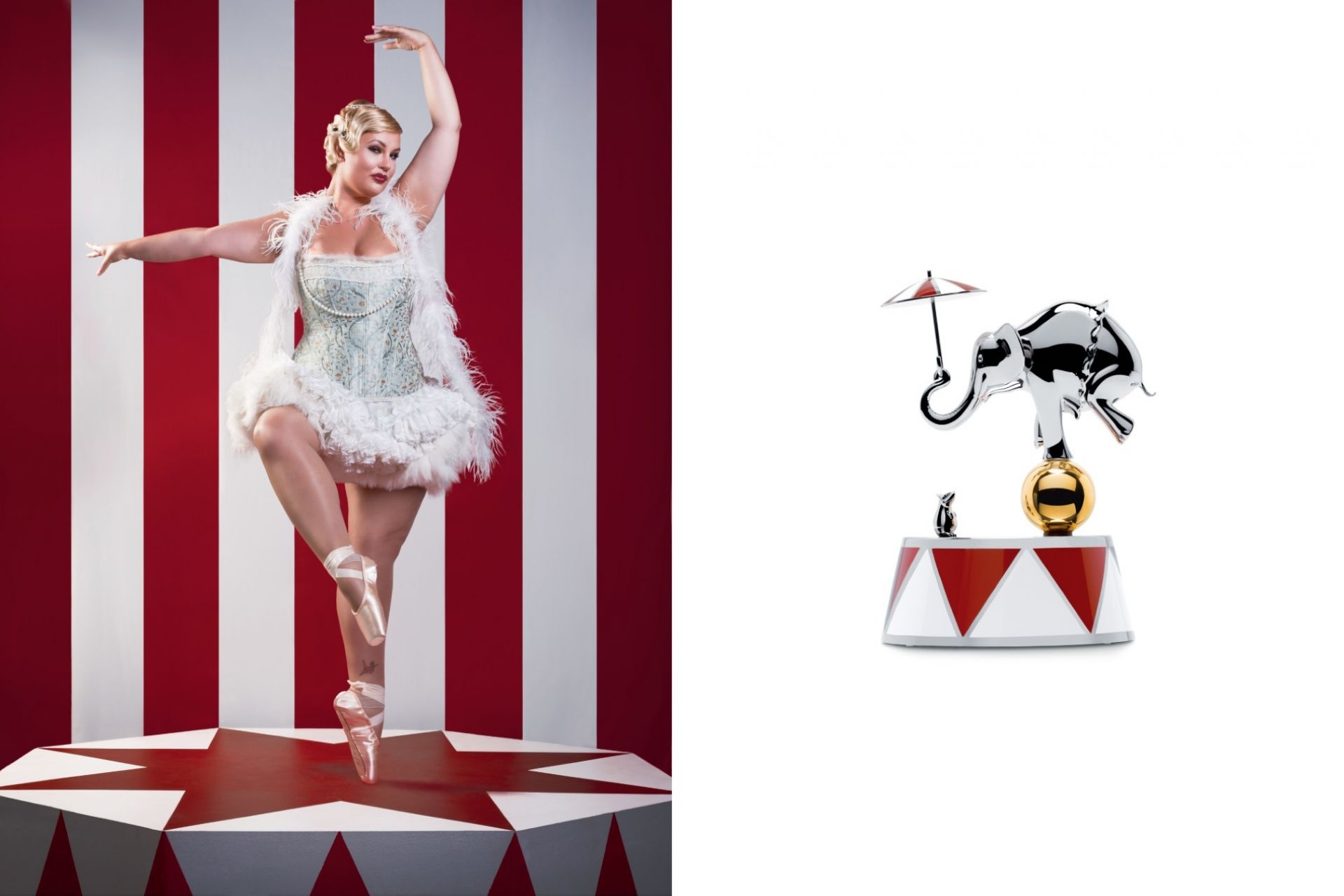 Alessi Circus MW37 The Ballerina Spieluhr Alessi LIMITIERTE EDITION