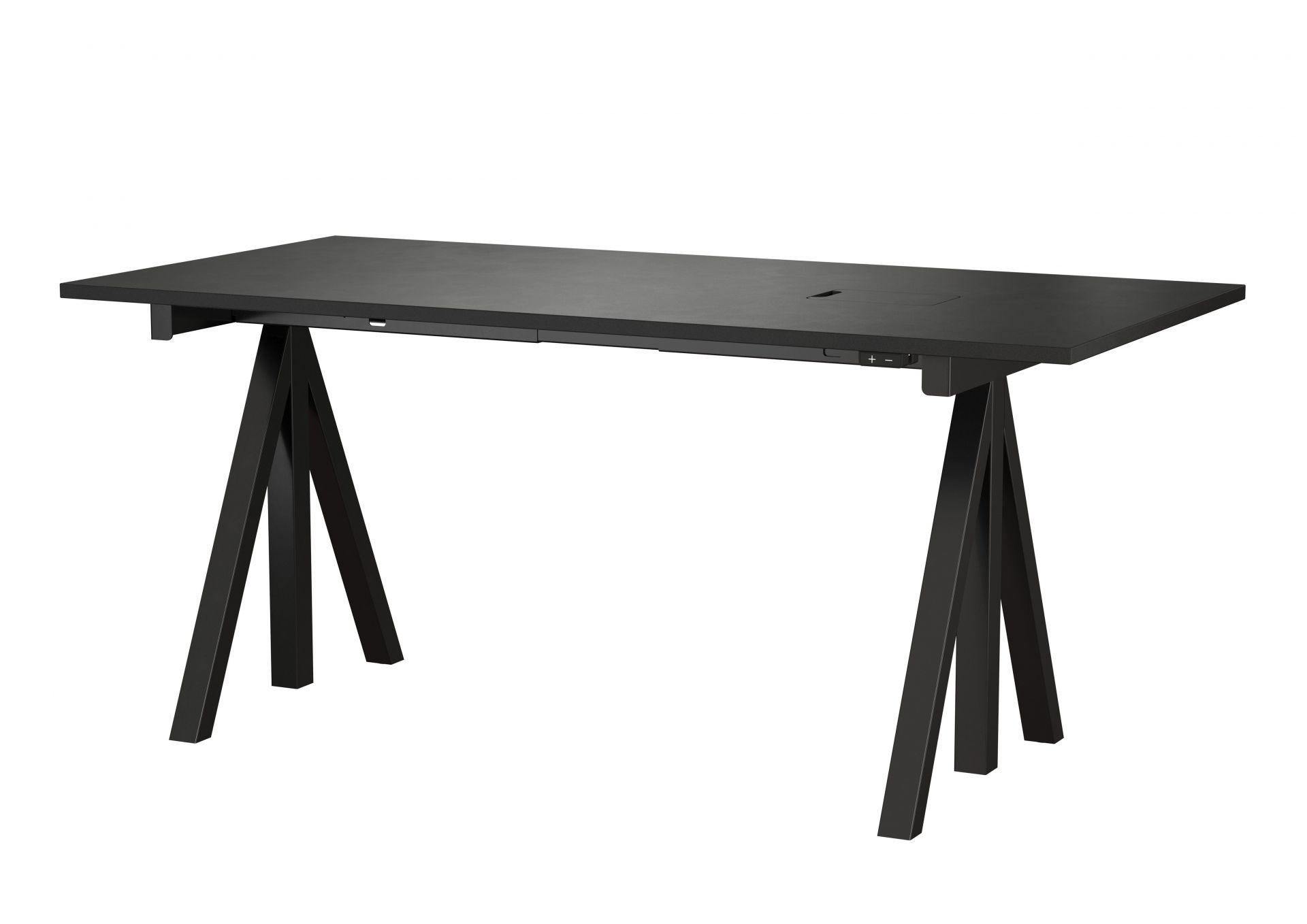 Works Schreibtisch Fix Gestell schwarz String Furniture