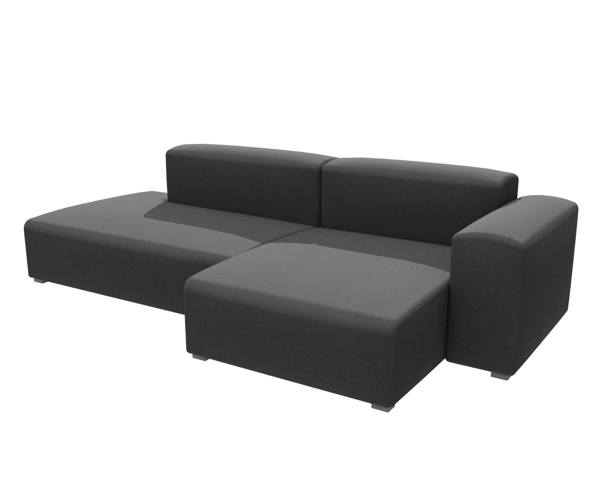 Mags Soft Sofa Low Armrest 2 1/2-Sitzer Combination 3 Hay 