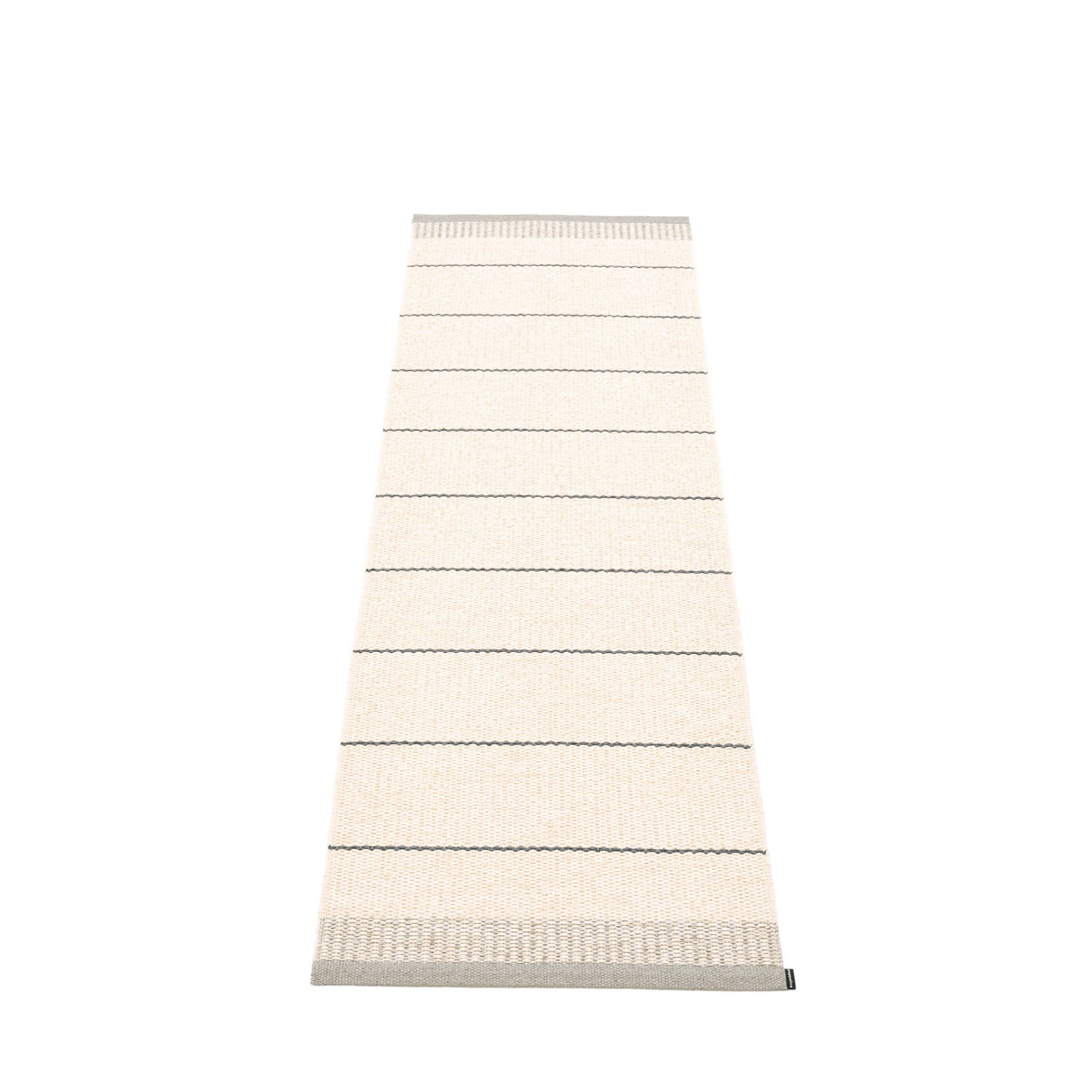 Belle Kunststoffteppich 60x200 cm Pappelina Warm Grau