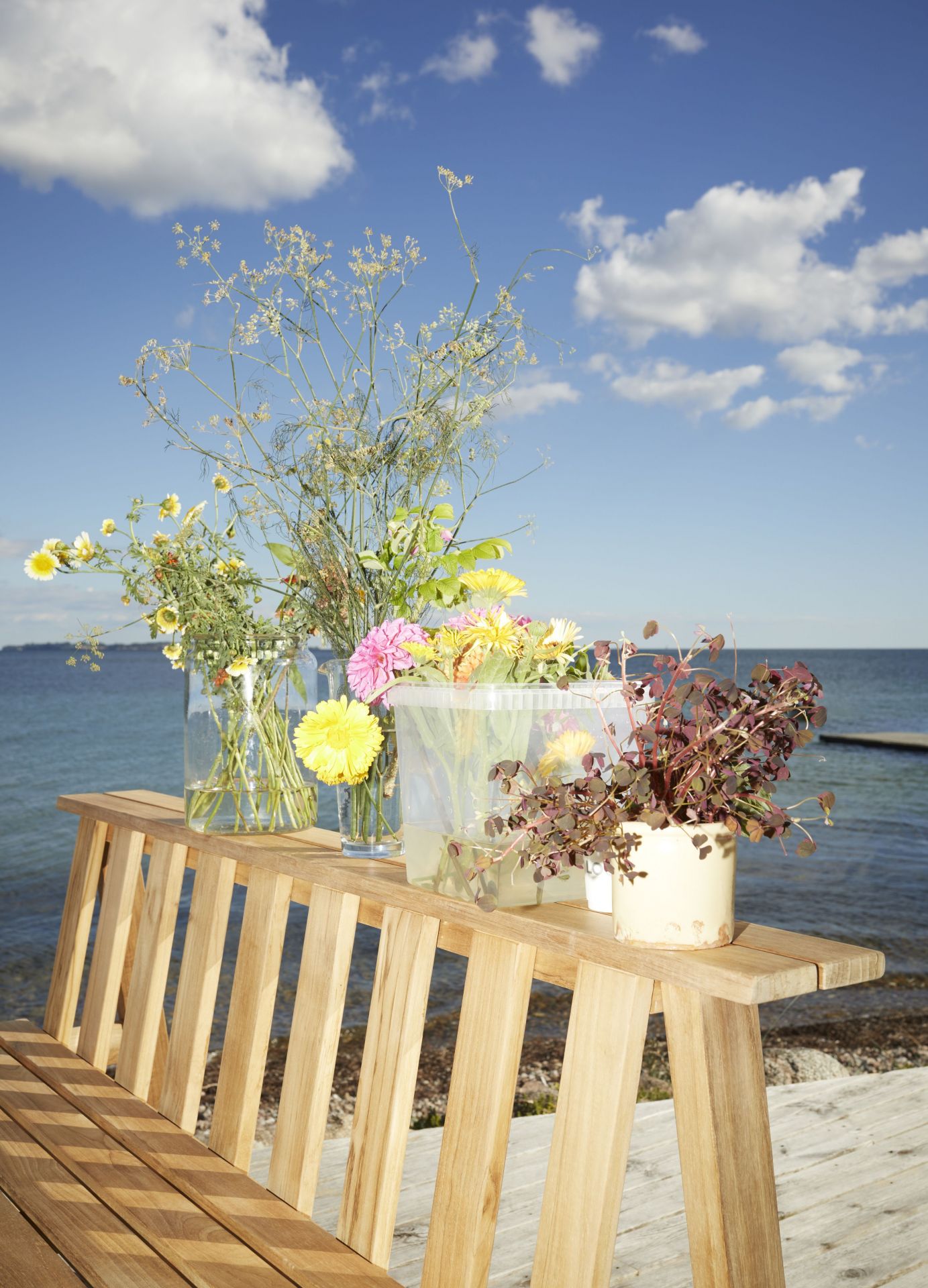 Cadence Bank Teak Outdoor Skagerak by Fritz Hansen