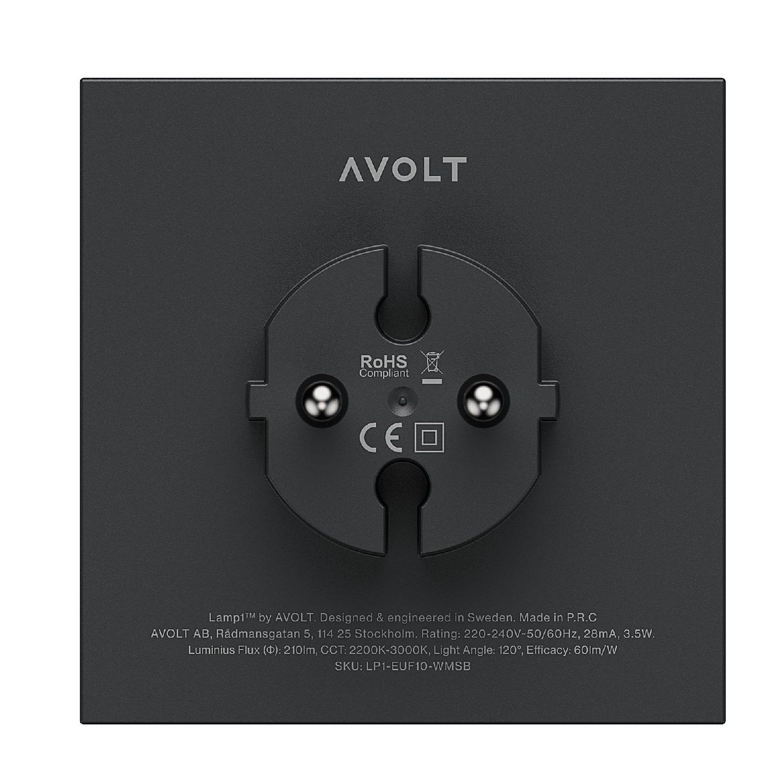 Lamp 1 LED Socket Light Licht dfp Design