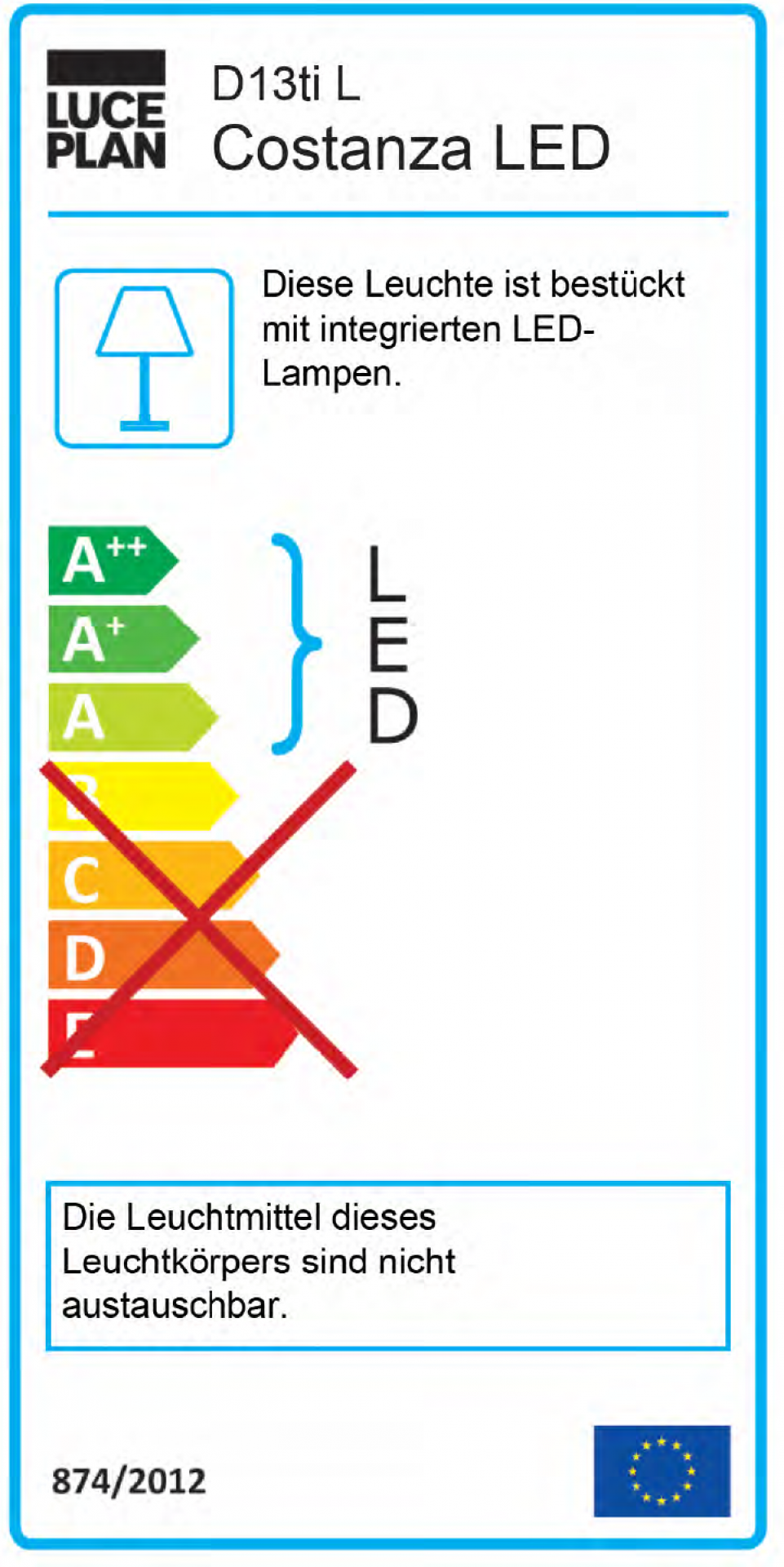 Costanza D13 t.i. Stehleuchte höhenverstellbar mit Ein/Aus-Schalter Luceplan Costanza D13 t.i. Stehleuchte höhenverstellbar mit Ein/Aus-Schalter Luceplan