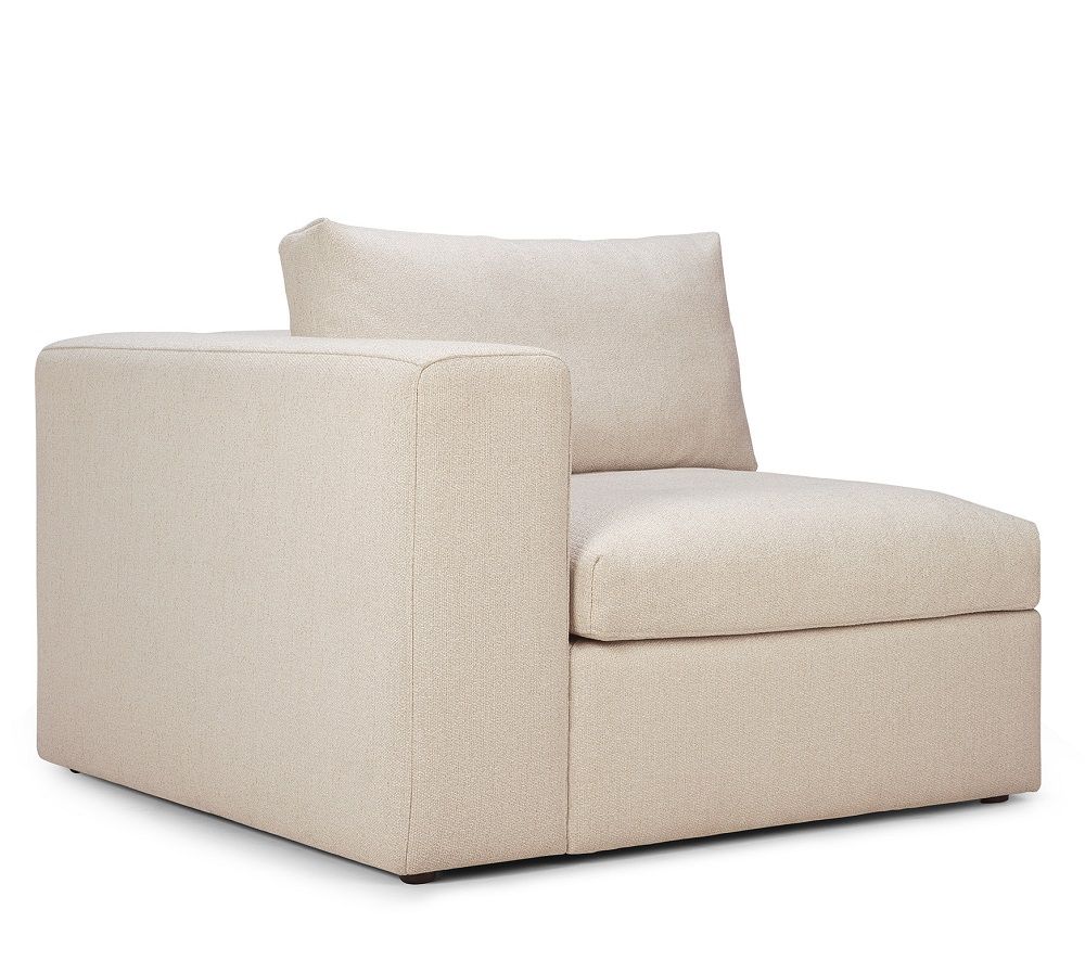 Mellow Sofa Off White Eco Stoff - rechte Armlehne Ethnicraft