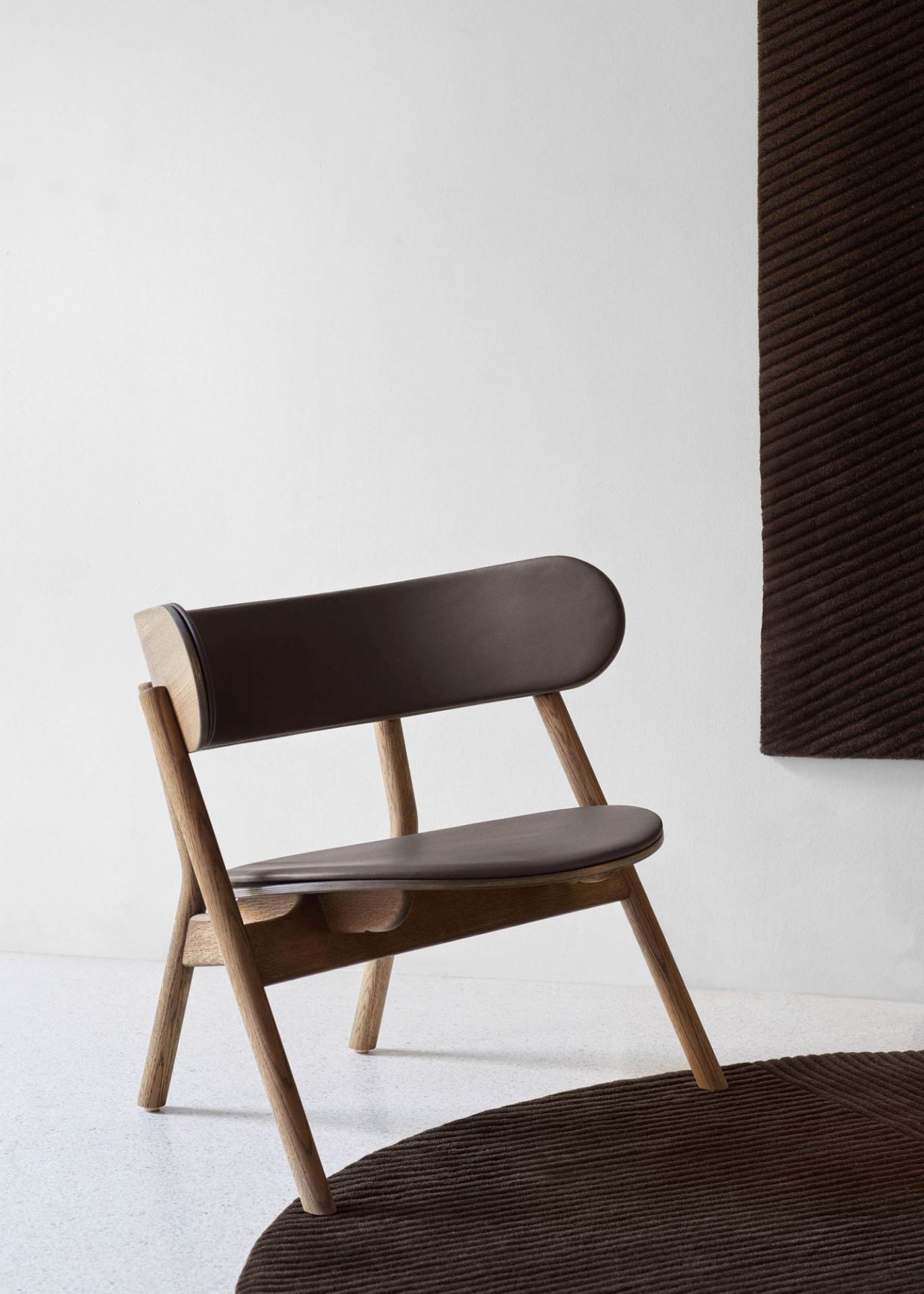 Oaki Lounge Chair mit Polster Northern