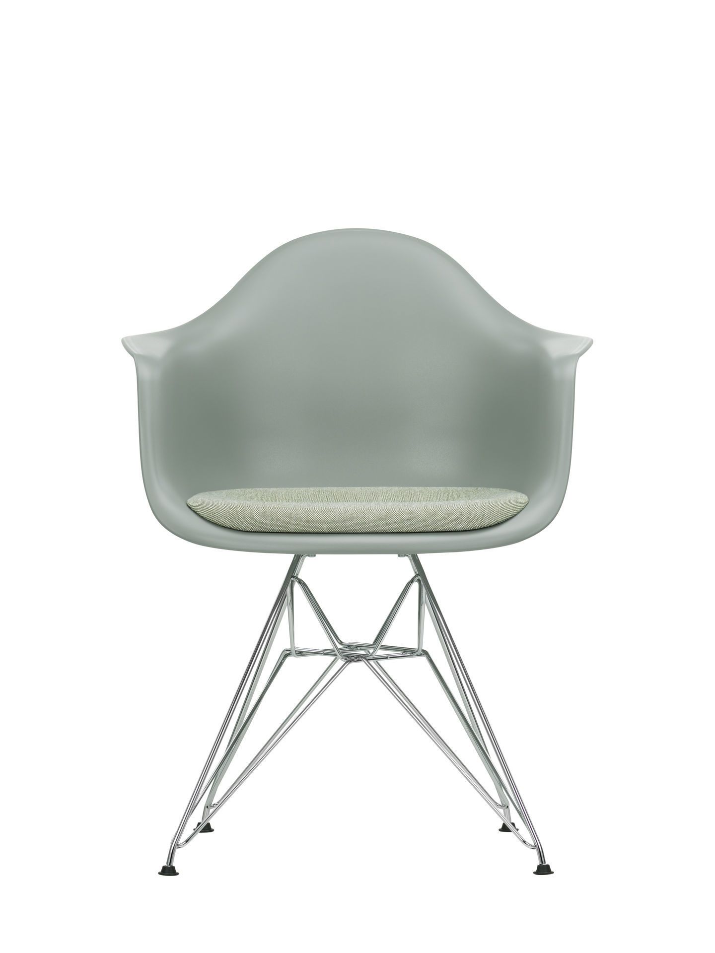Eames Plastic Arm Chair DAR Stuhl mit Sitzpolster Vitra