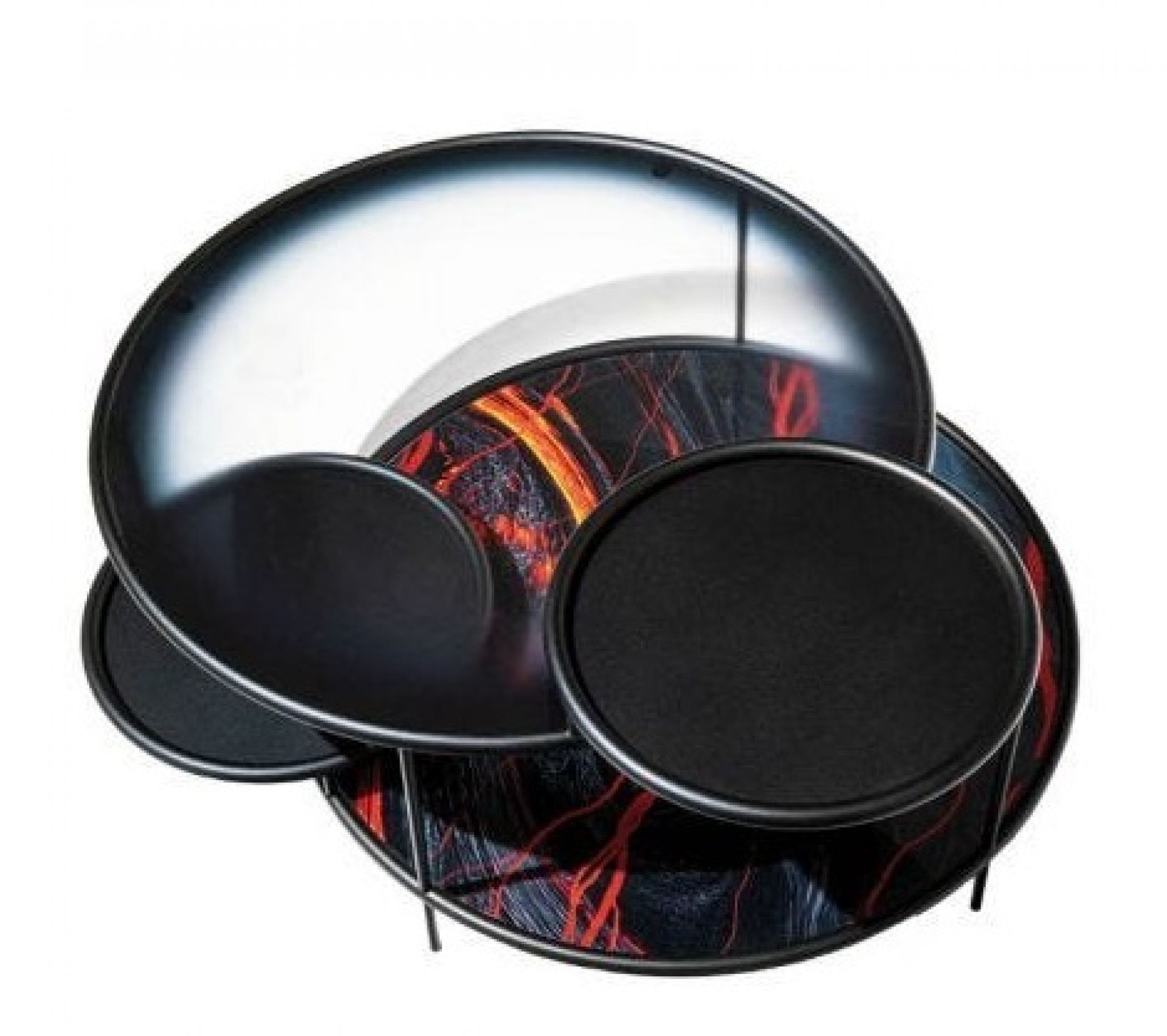 Sangaku Couchtisch Schwarz/Krakatoa Driade