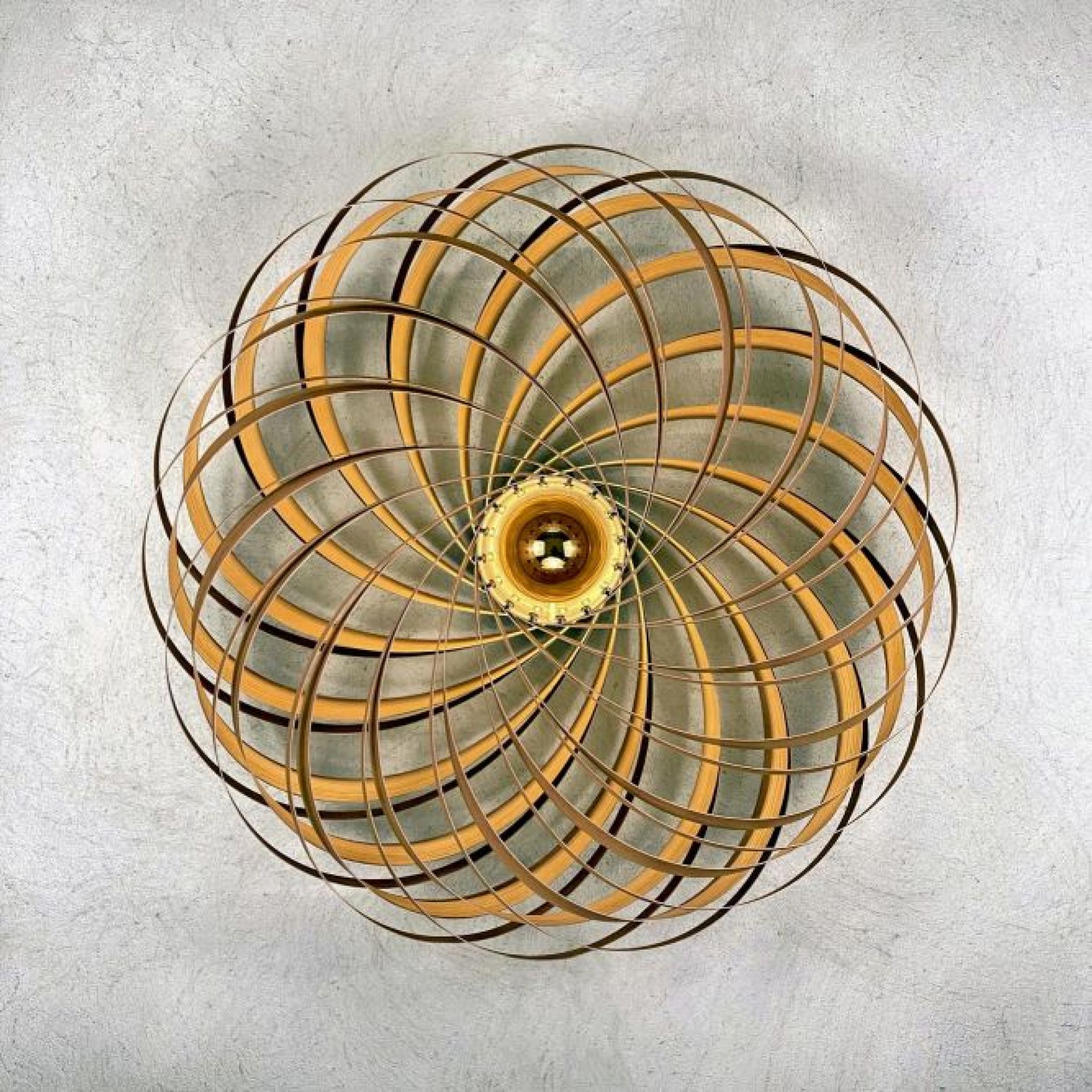 Veneria Wandleuchte Eiche Ø70 cm Gofurnit