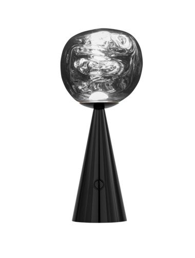 Melt Portable LED Tischleuchte schwarz Tom Dixon