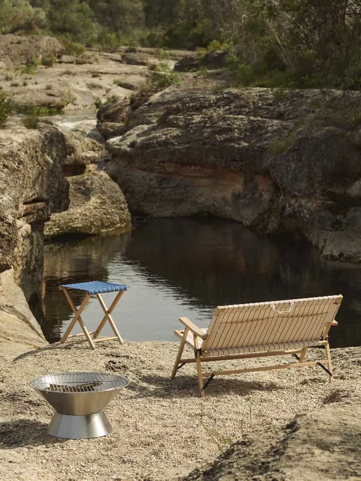 Outdoor Market Firepit Feuerstelle Hay