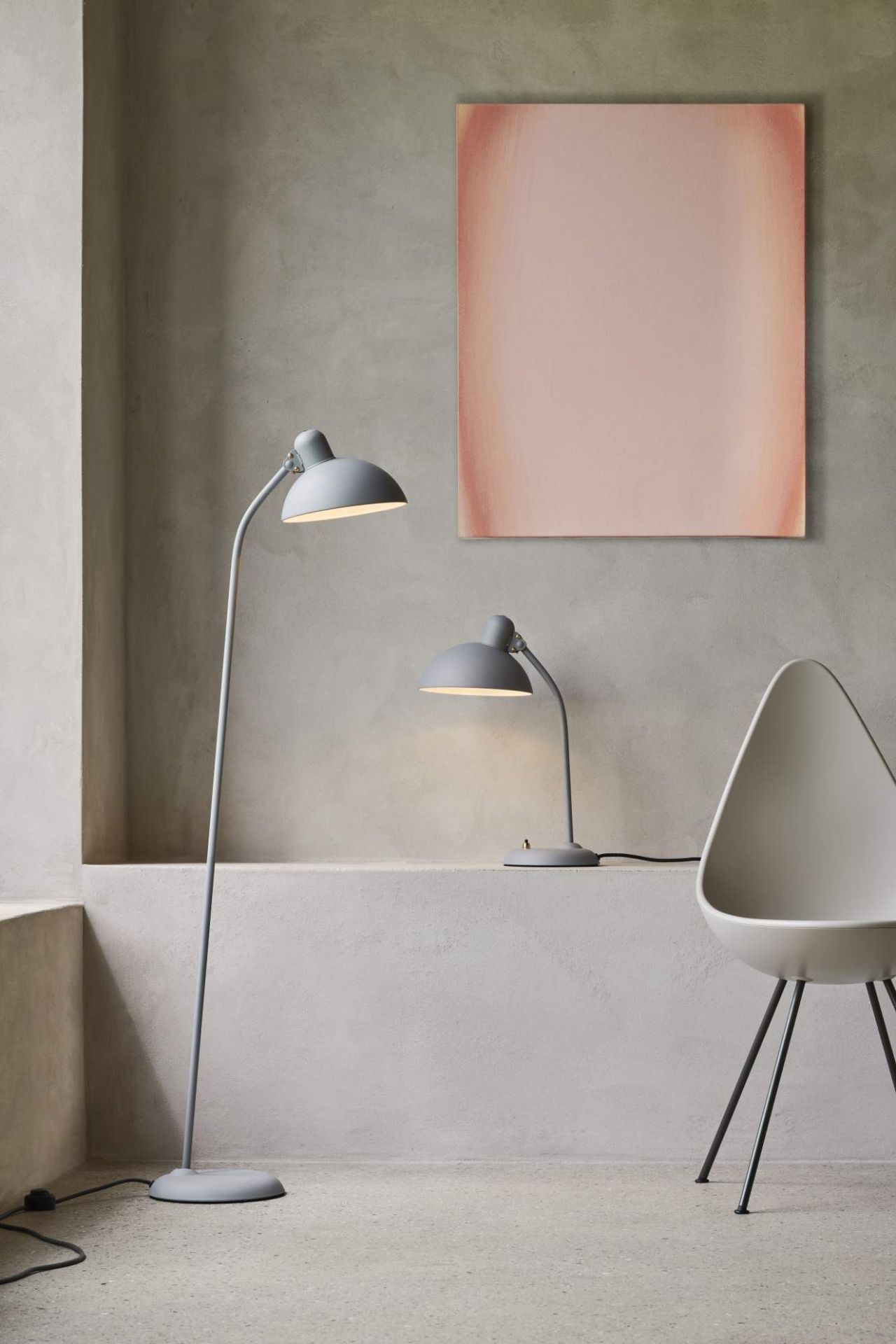6556 F Stehleuchte KAISER idell Fritz Hansen Easy grey
