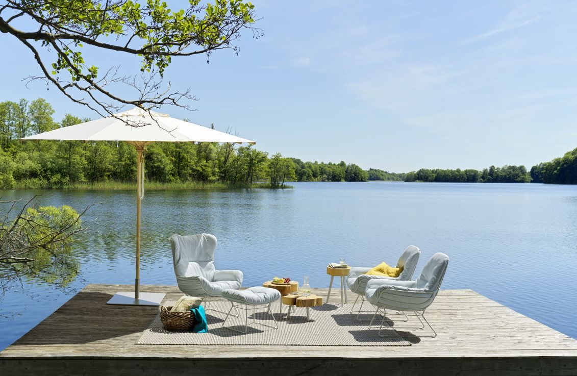 Leyasol Ottoman Outdoor Freifrau Manufaktur