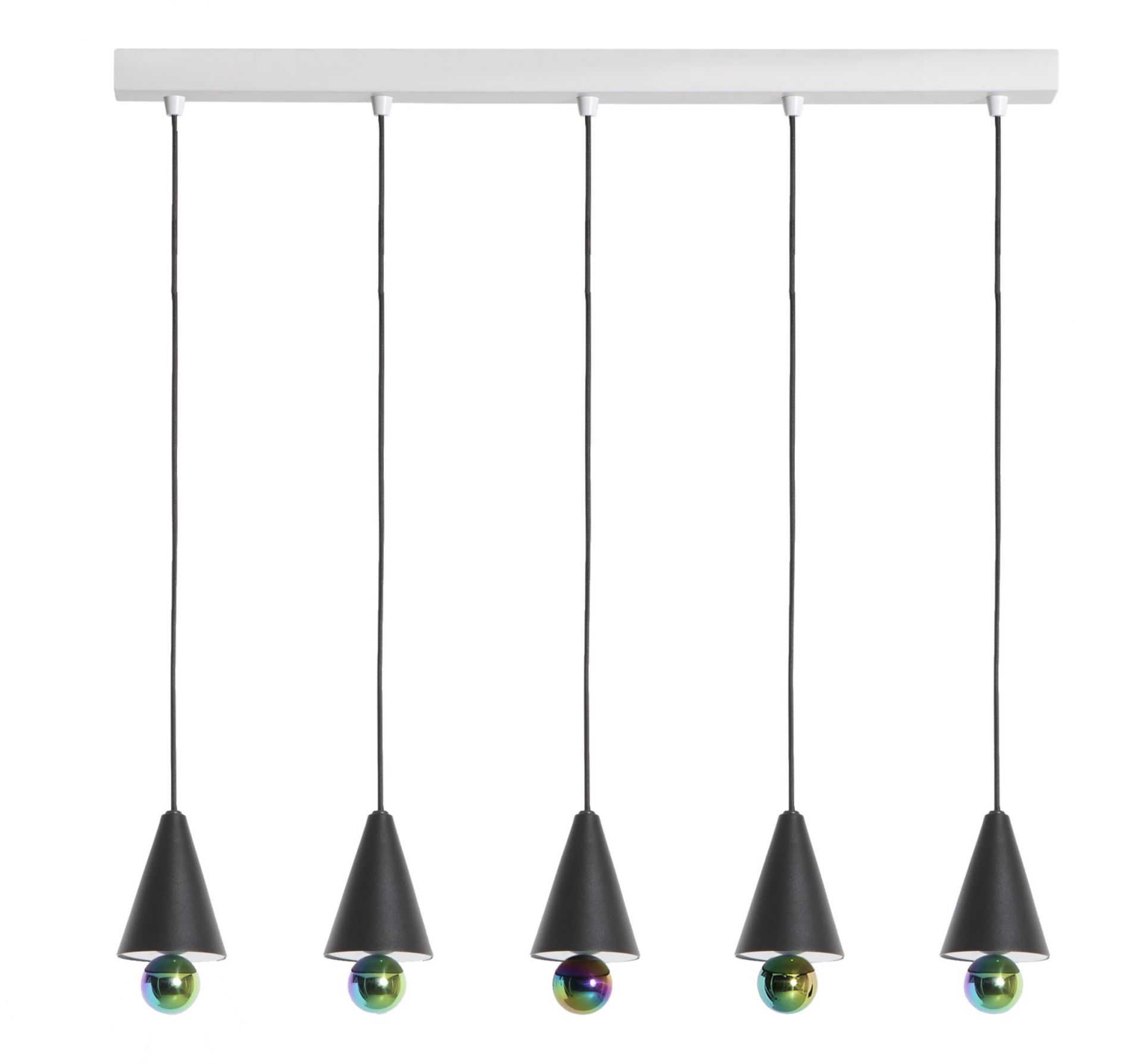 Cherry Pendant light Pendelleuchte 5-er Set Linear Petite Friture 
