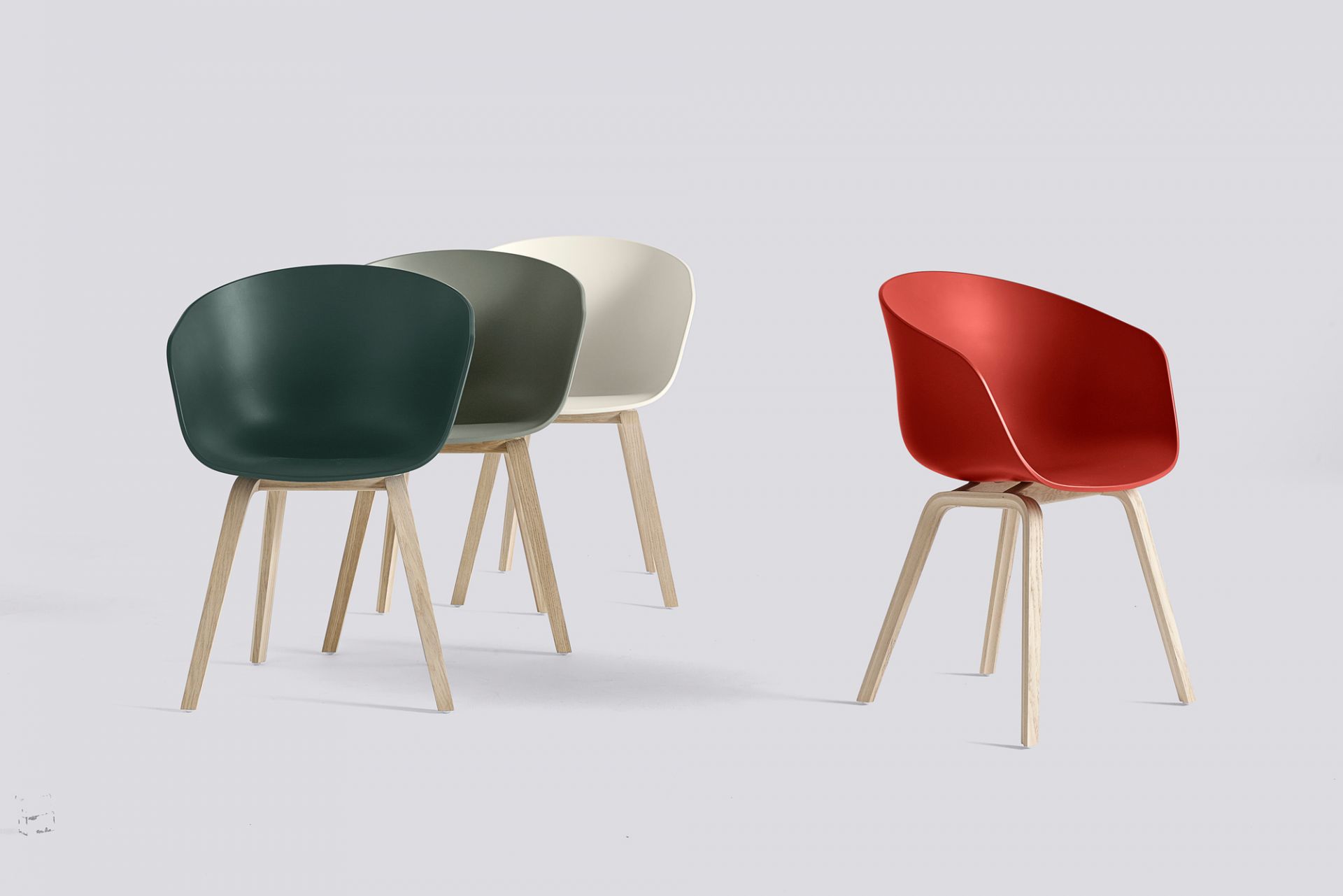 About A Chair AAC22 / AAC 22 Stuhl Hay Eiche matt lackiert - Orange About A Chair AAC22 / AAC 22 Stuhl Hay Eiche matt lackiert - Orange