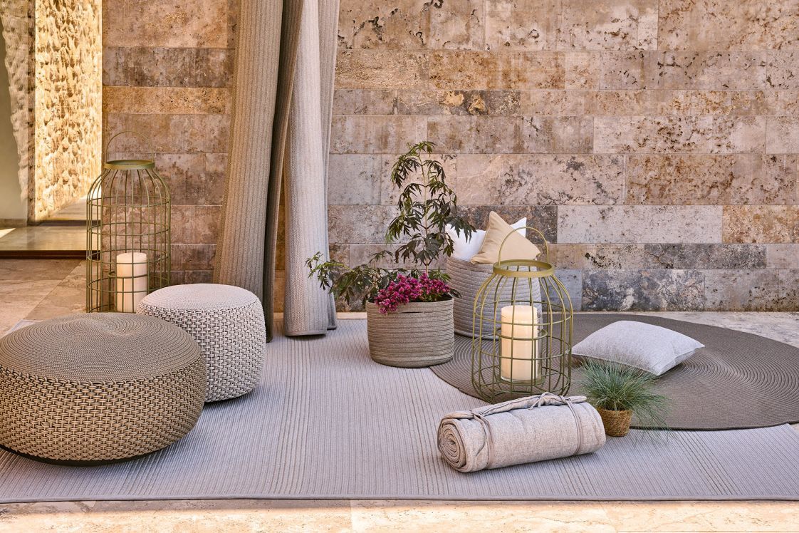 Pouf Hocker Medium Indoor / Outdoor Weishäupl